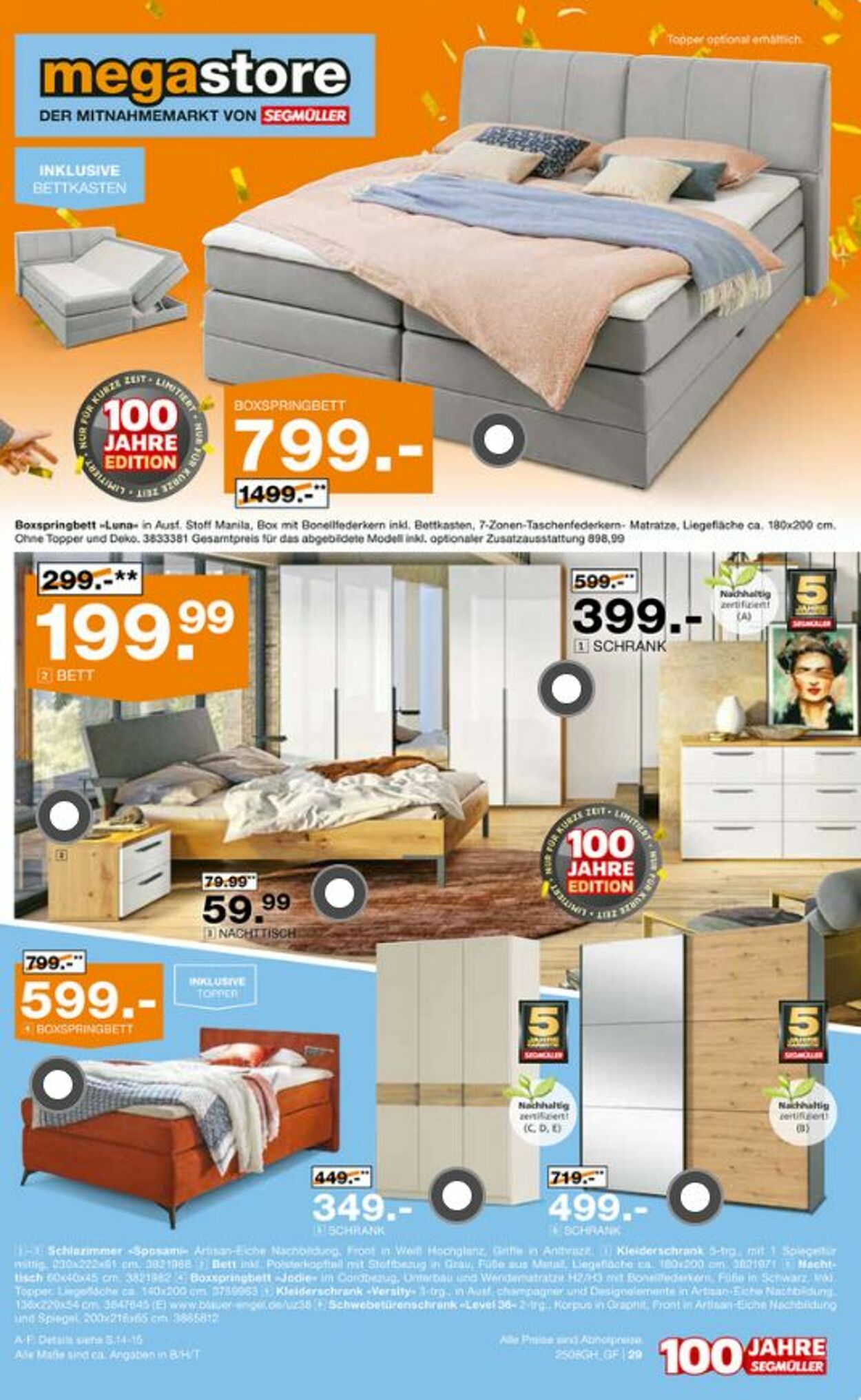 Prospekt SEGMÜLLER 23.08.2025 - 21.09.2025
