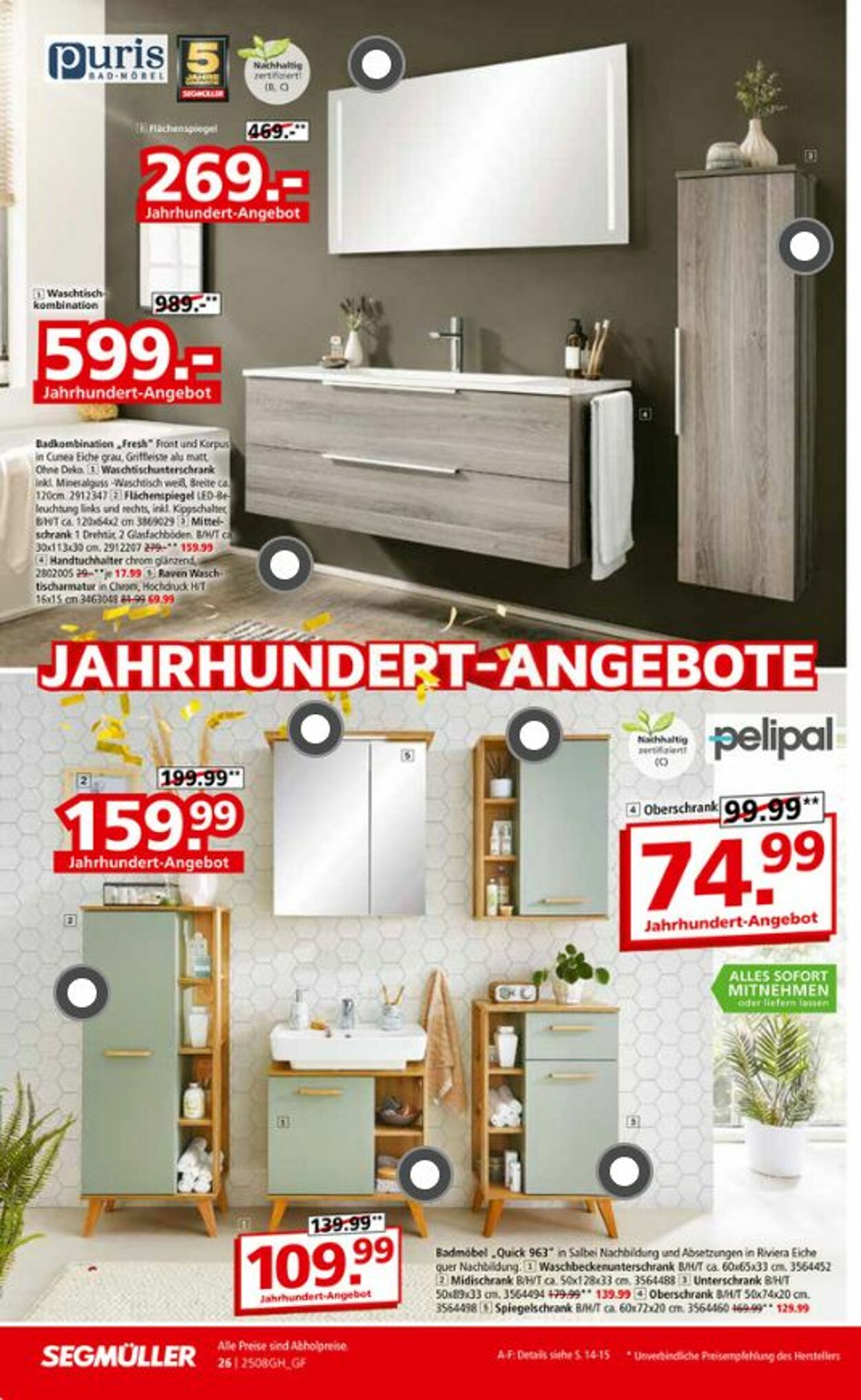 Prospekt SEGMÜLLER 23.08.2025 - 21.09.2025