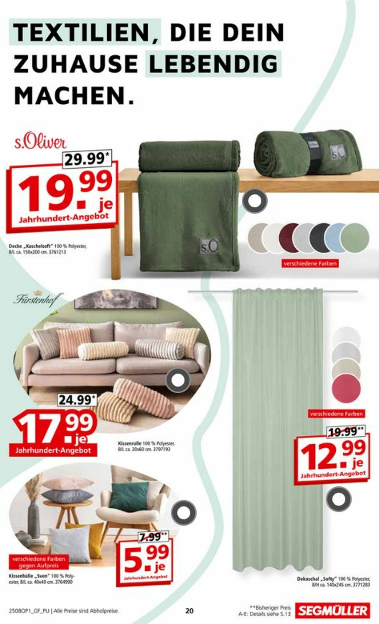 Prospekt SEGMÜLLER 28.07.2025 - 02.11.2025