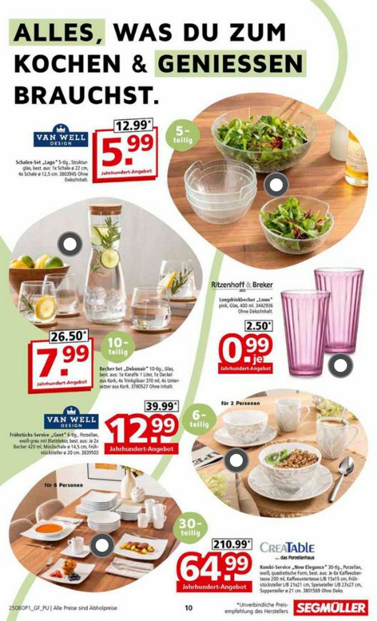 Prospekt SEGMÜLLER 28.07.2025 - 02.11.2025