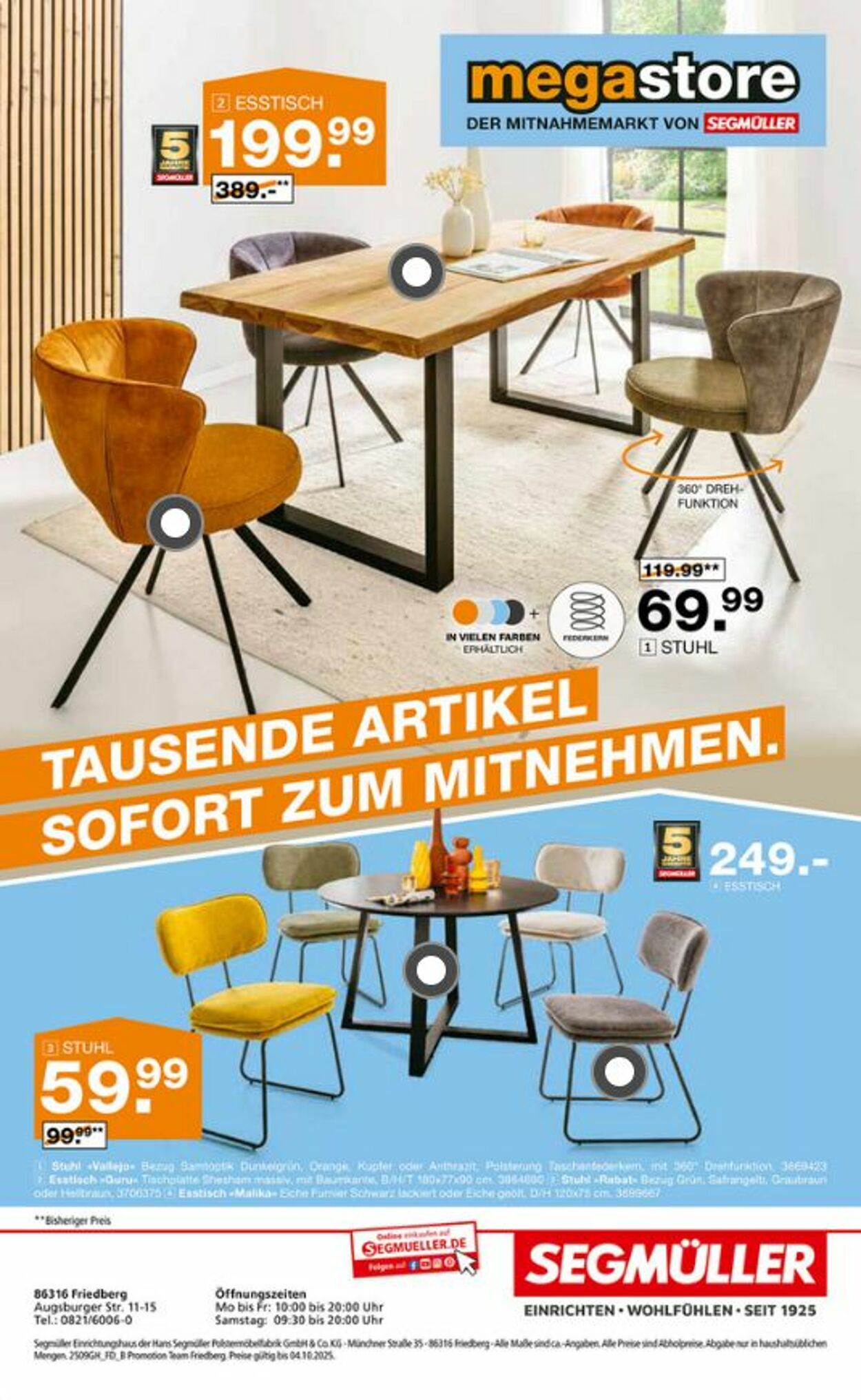 Prospekt SEGMÜLLER 13.09.2025 - 04.10.2025