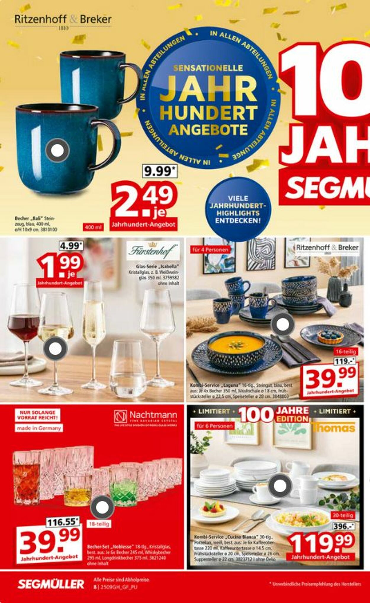 Prospekt SEGMÜLLER 13.09.2025 - 04.10.2025