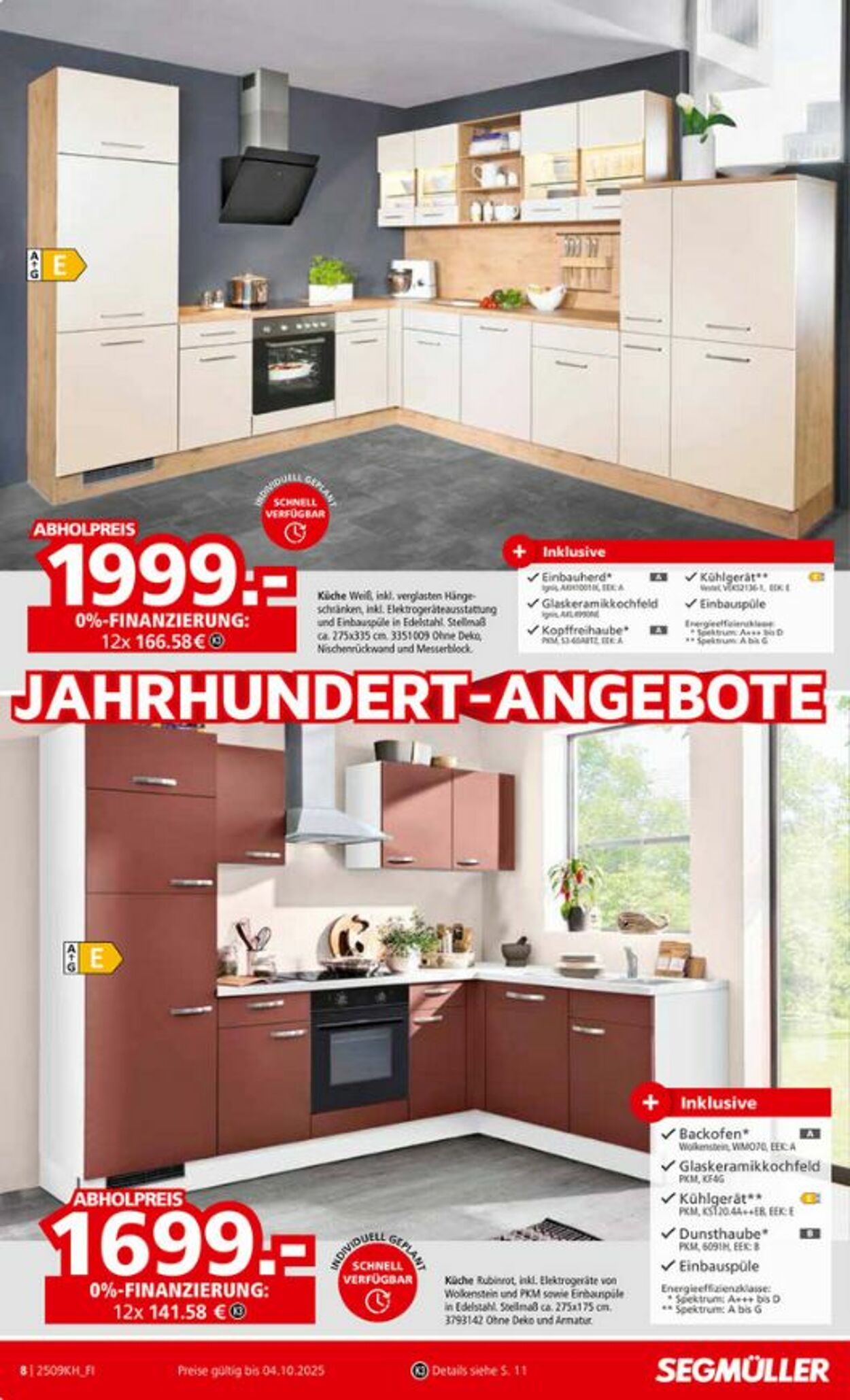 Prospekt SEGMÜLLER 30.08.2025 - 04.10.2025