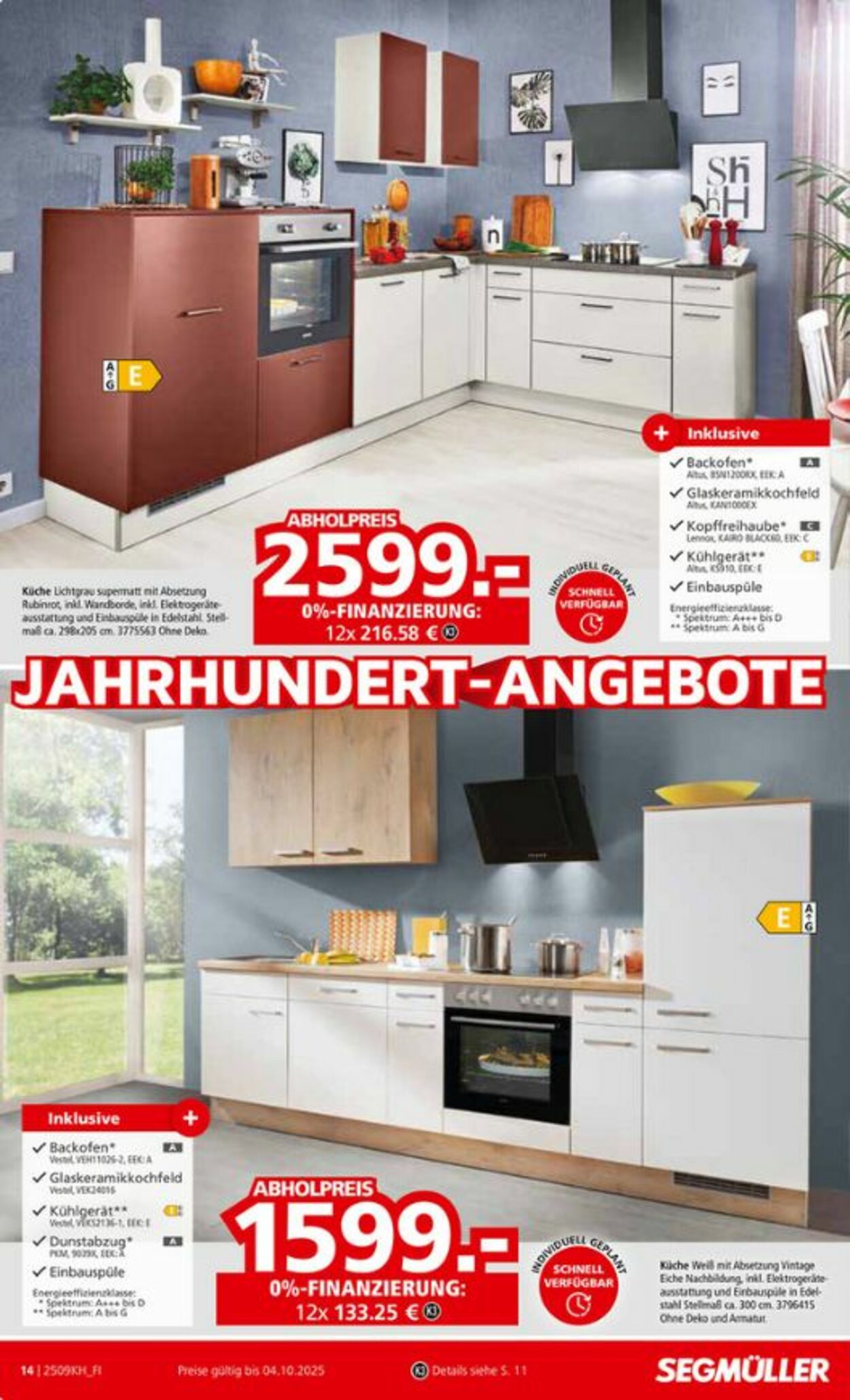 Prospekt SEGMÜLLER 30.08.2025 - 04.10.2025