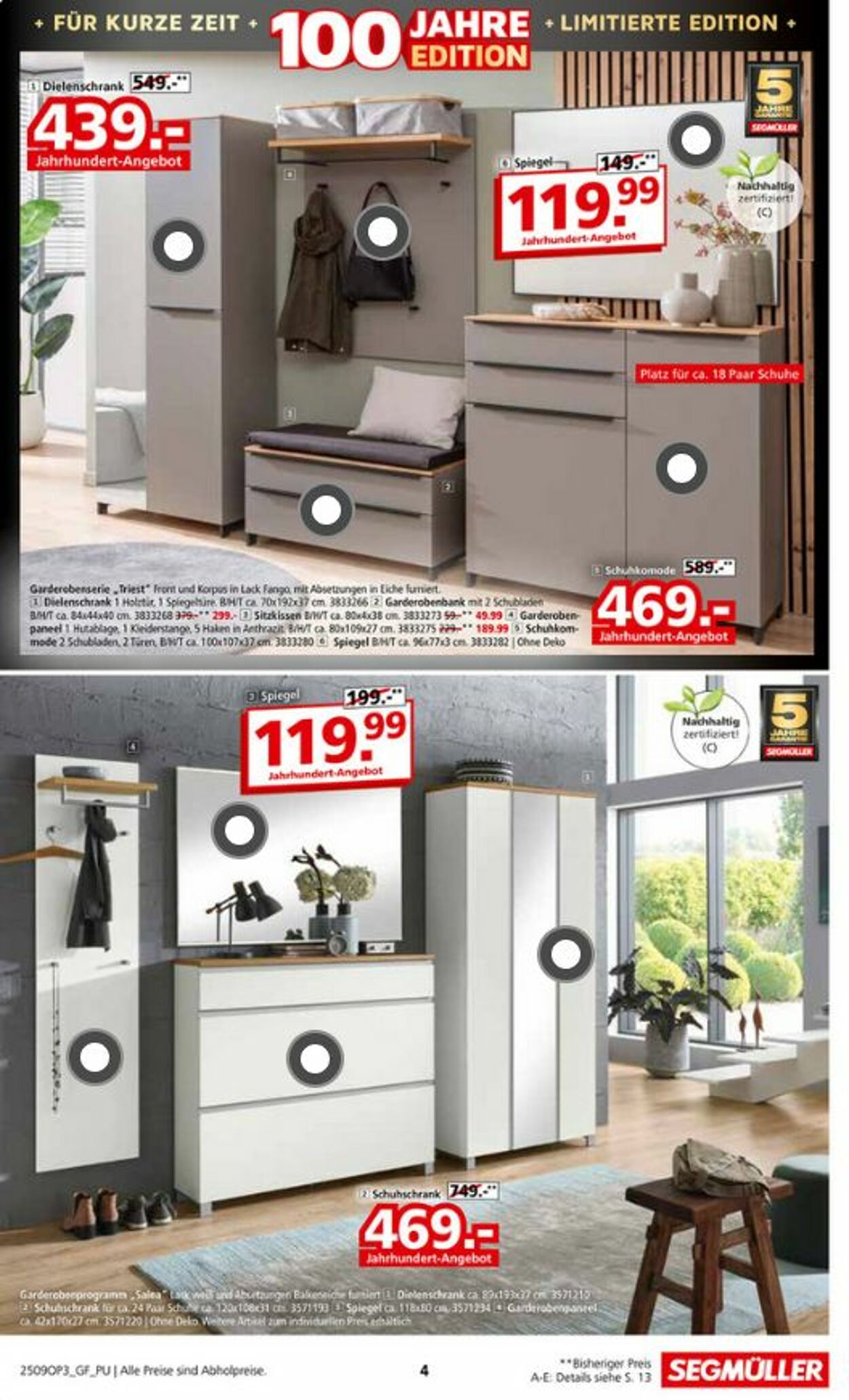 Prospekt SEGMÜLLER 01.09.2025 - 30.11.2025