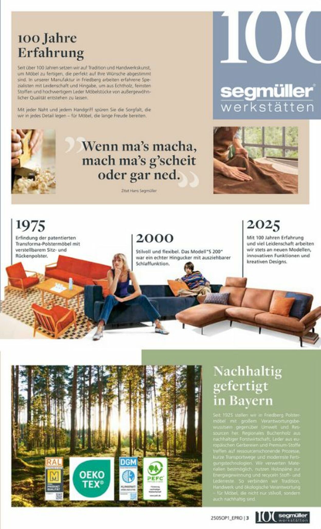 Prospekt SEGMÜLLER 01.09.2025 - 28.02.2026