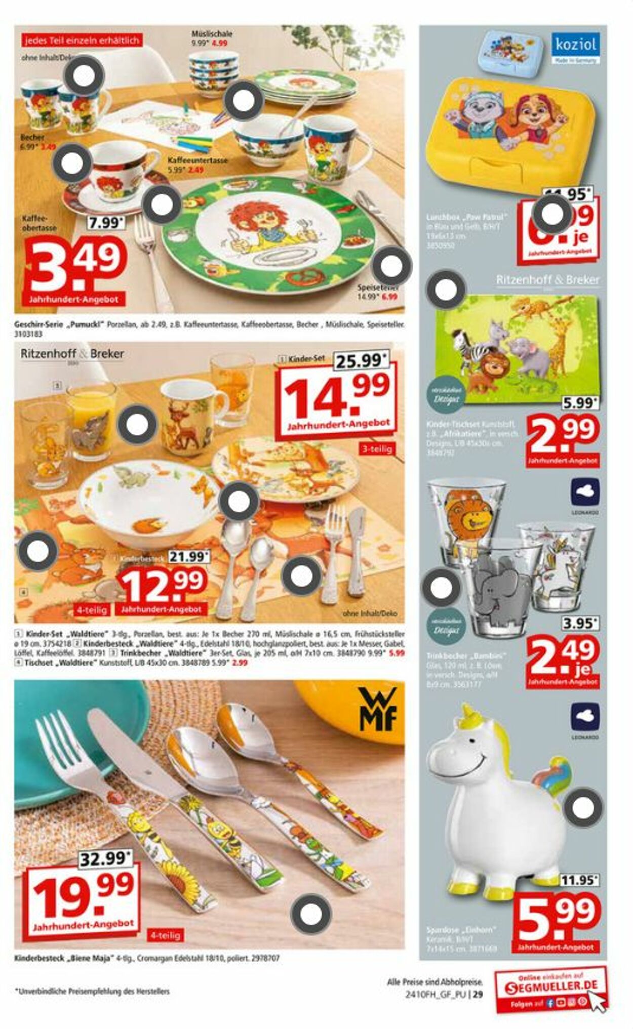 Prospekt SEGMÜLLER 18.10.2025 - 09.11.2025