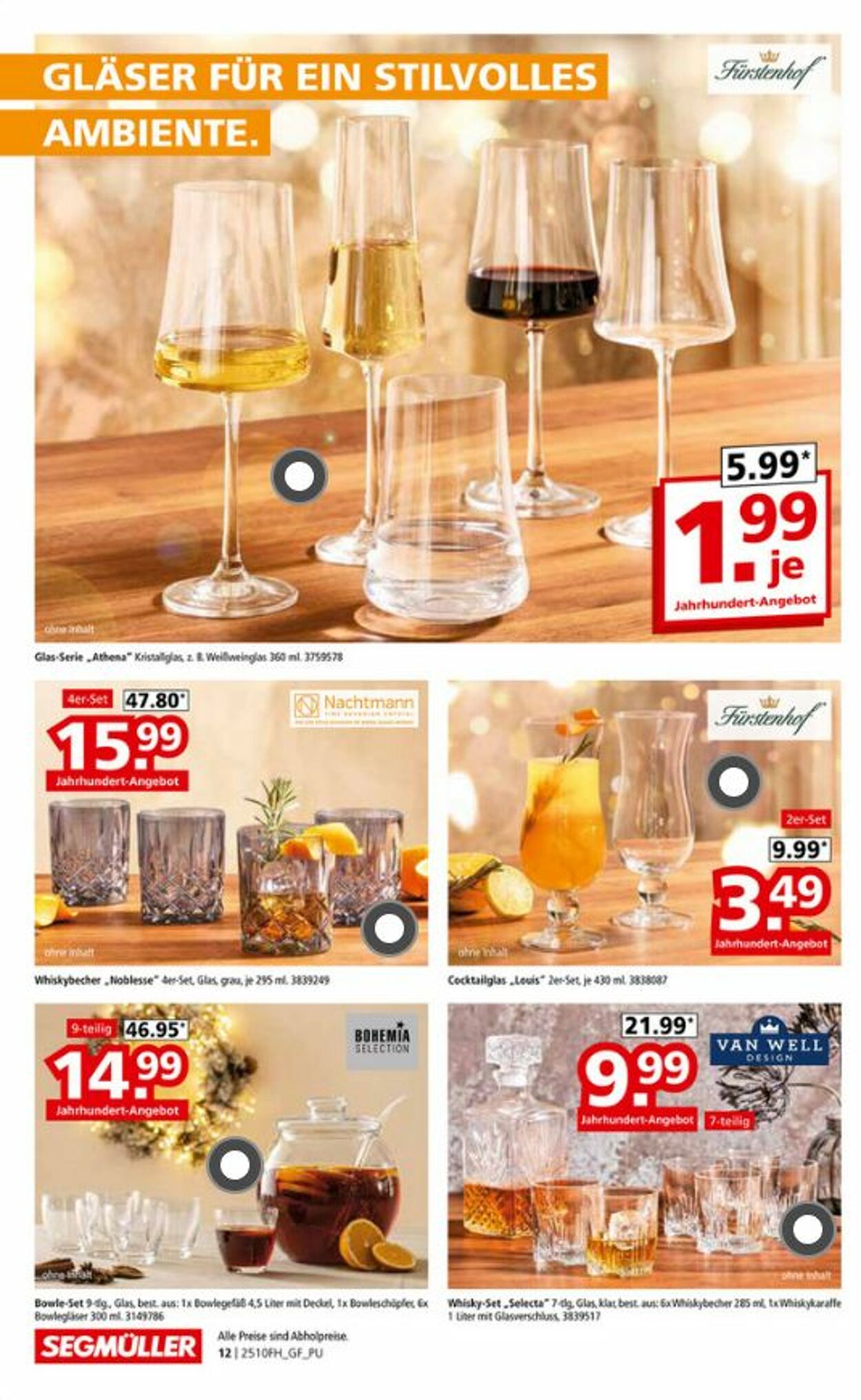 Prospekt SEGMÜLLER 18.10.2025 - 09.11.2025