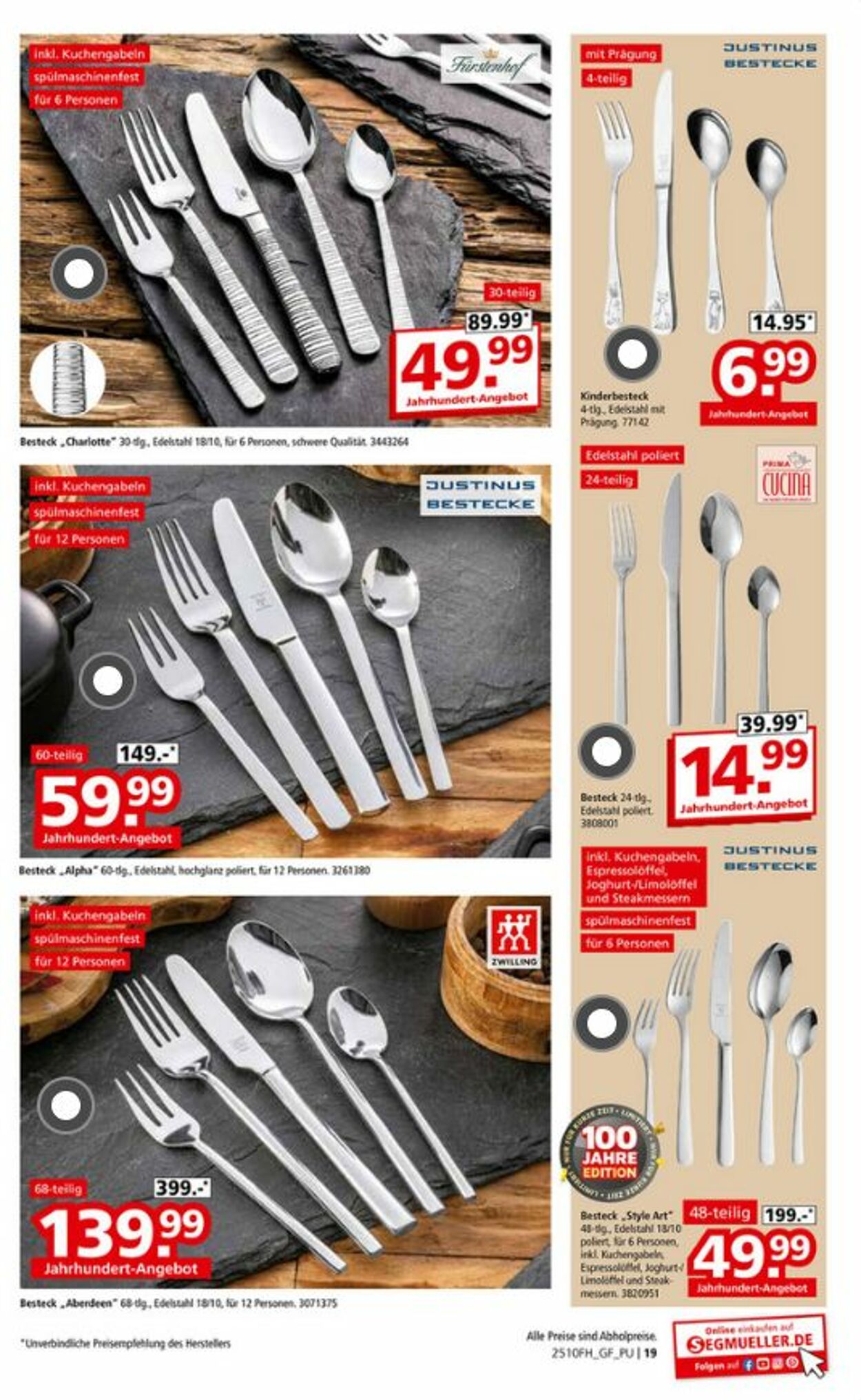 Prospekt SEGMÜLLER 18.10.2025 - 09.11.2025