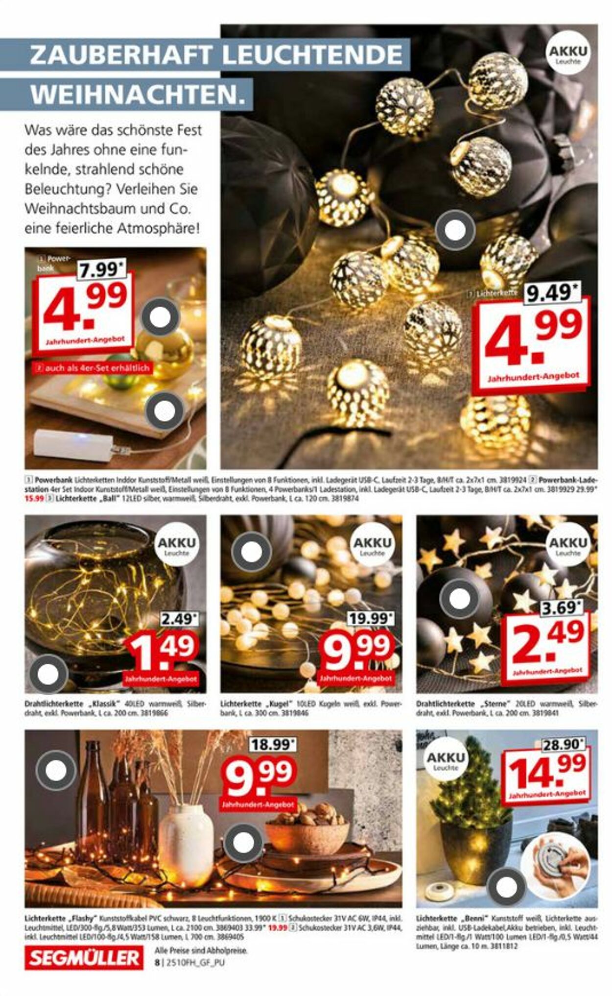 Prospekt SEGMÜLLER 18.10.2025 - 09.11.2025