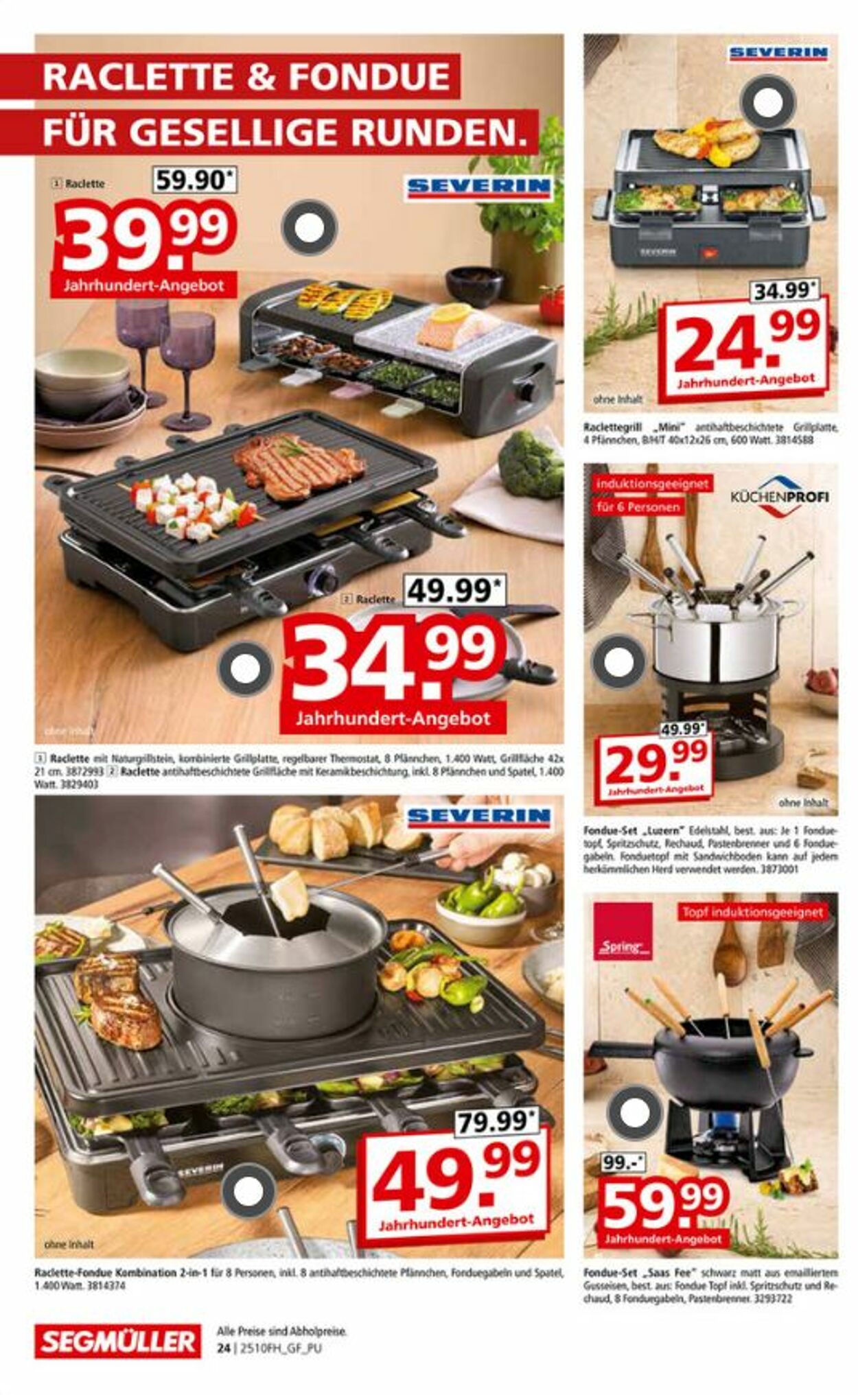 Prospekt SEGMÜLLER 18.10.2025 - 09.11.2025