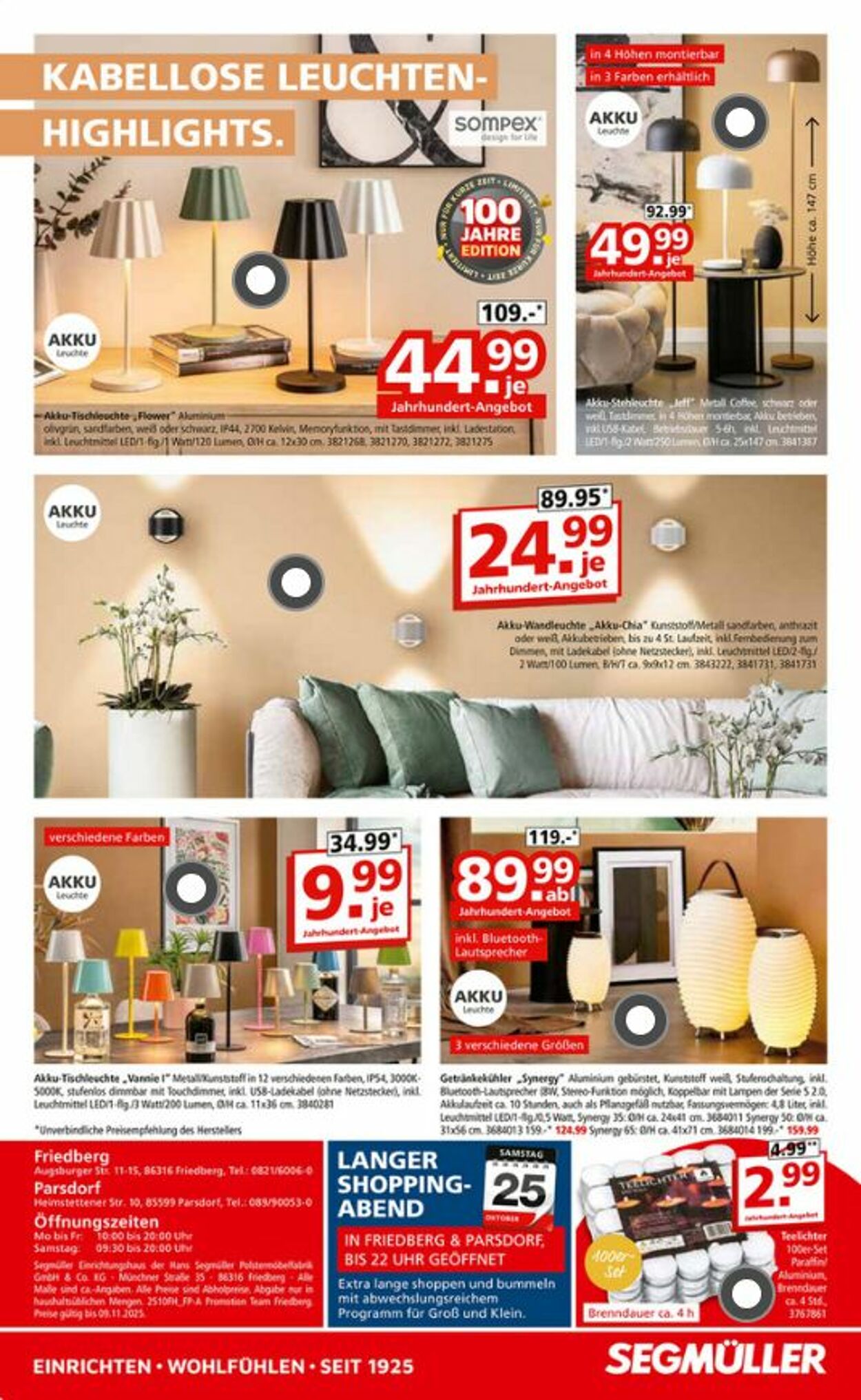 Prospekt SEGMÜLLER 18.10.2025 - 09.11.2025
