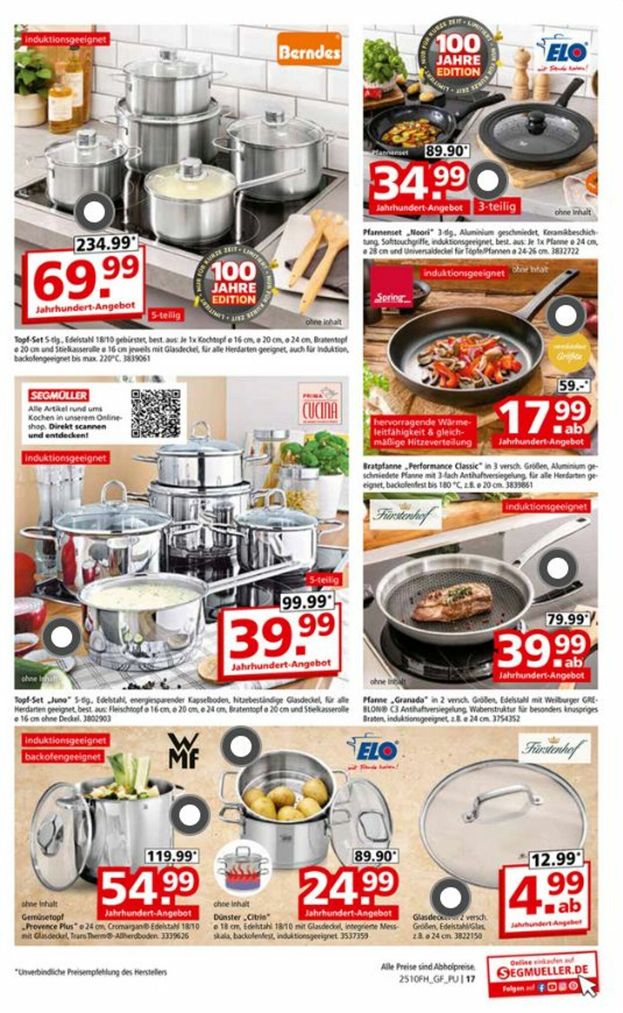 Prospekt SEGMÜLLER 18.10.2025 - 09.11.2025
