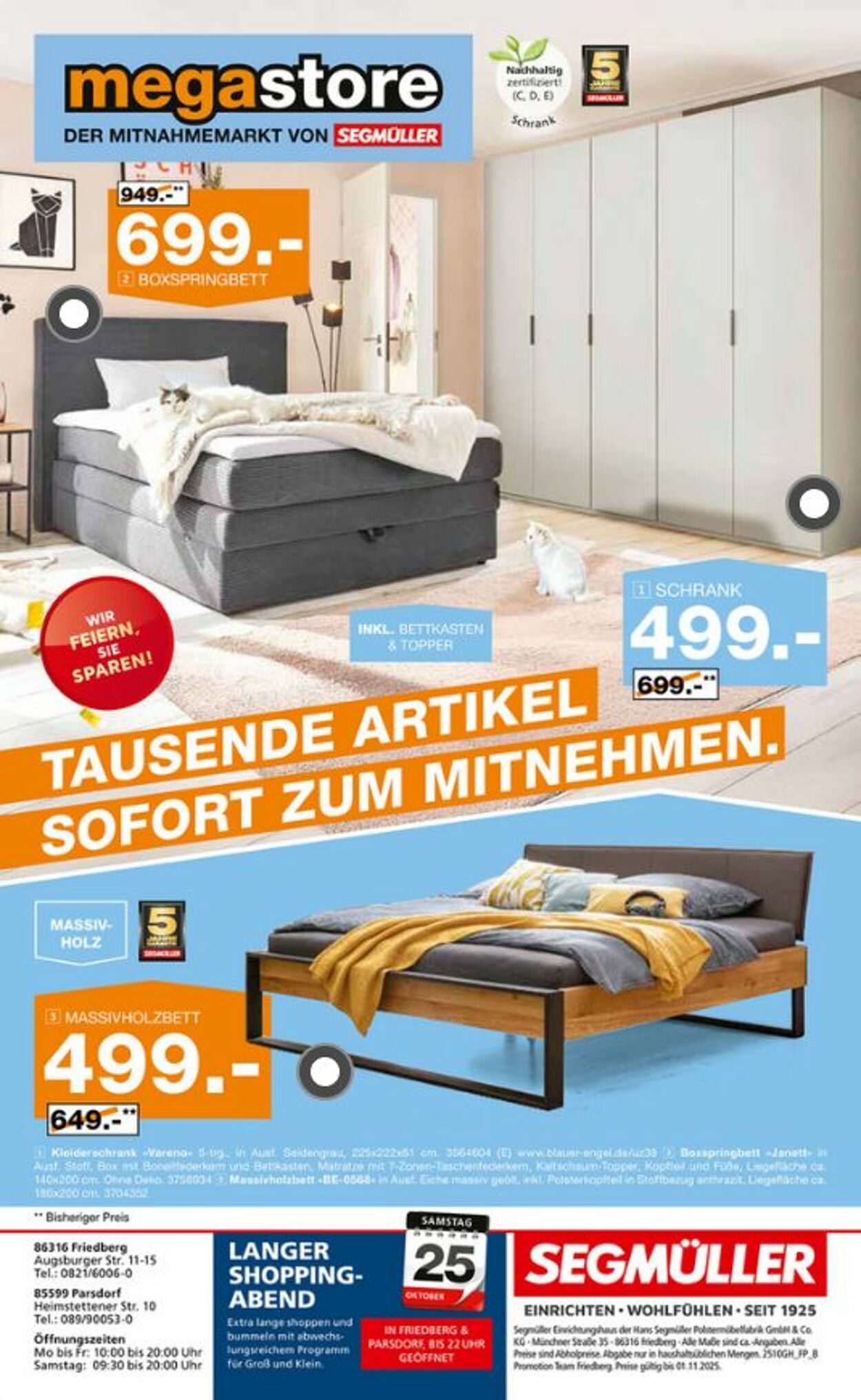 Prospekt SEGMÜLLER 11.10.2025 - 01.11.2025