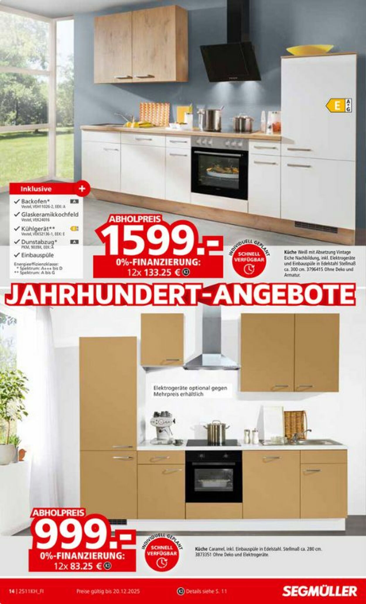 Prospekt SEGMÜLLER 01.11.2025 - 20.12.2025
