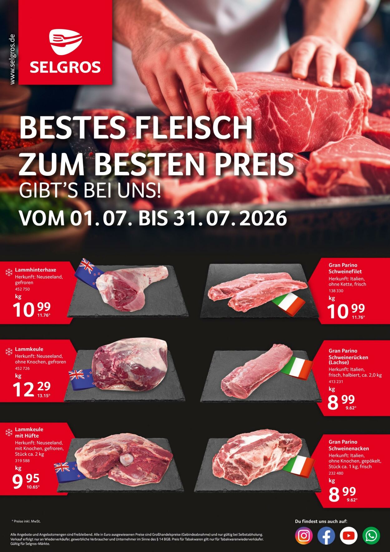 Prospekt Selgros 01.07.2026 - 31.07.2026