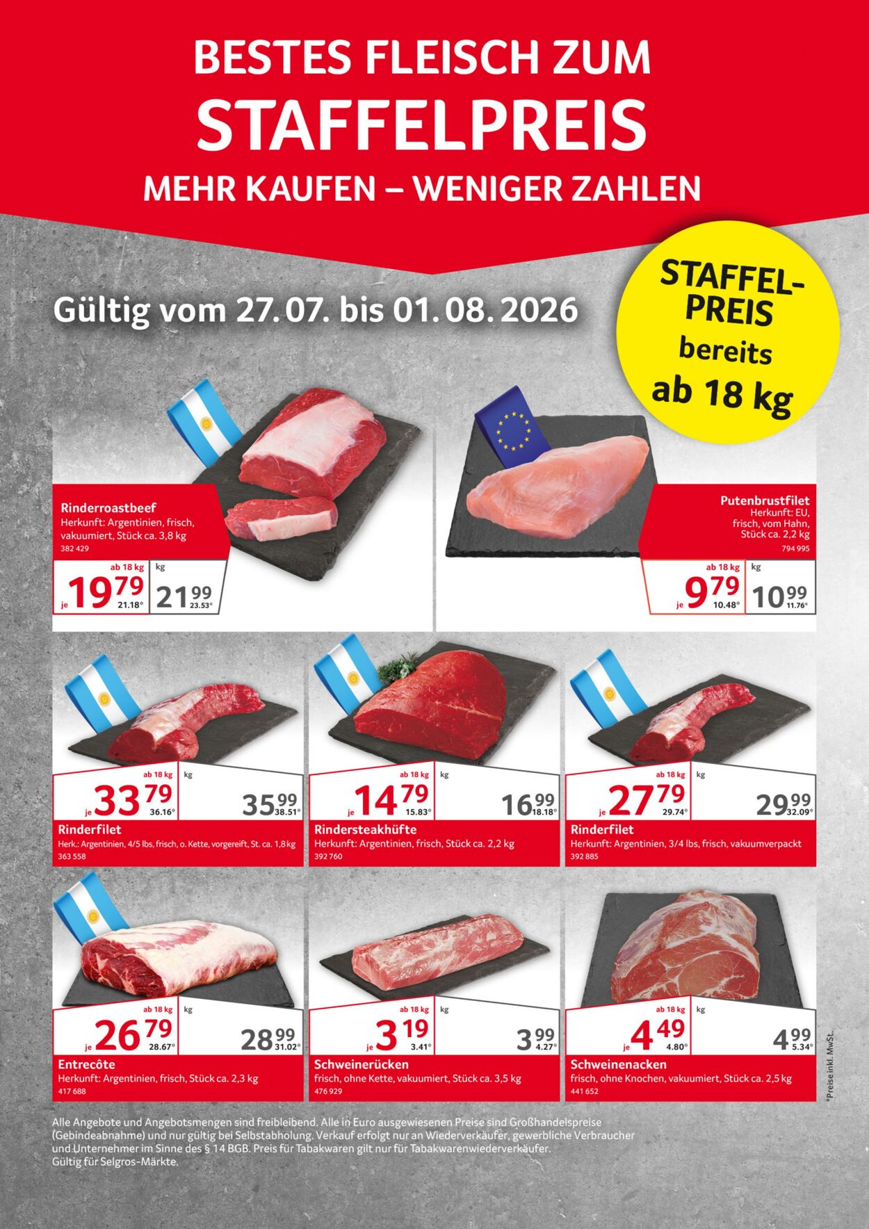 Prospekt Selgros 27.07.2026 - 01.08.2026