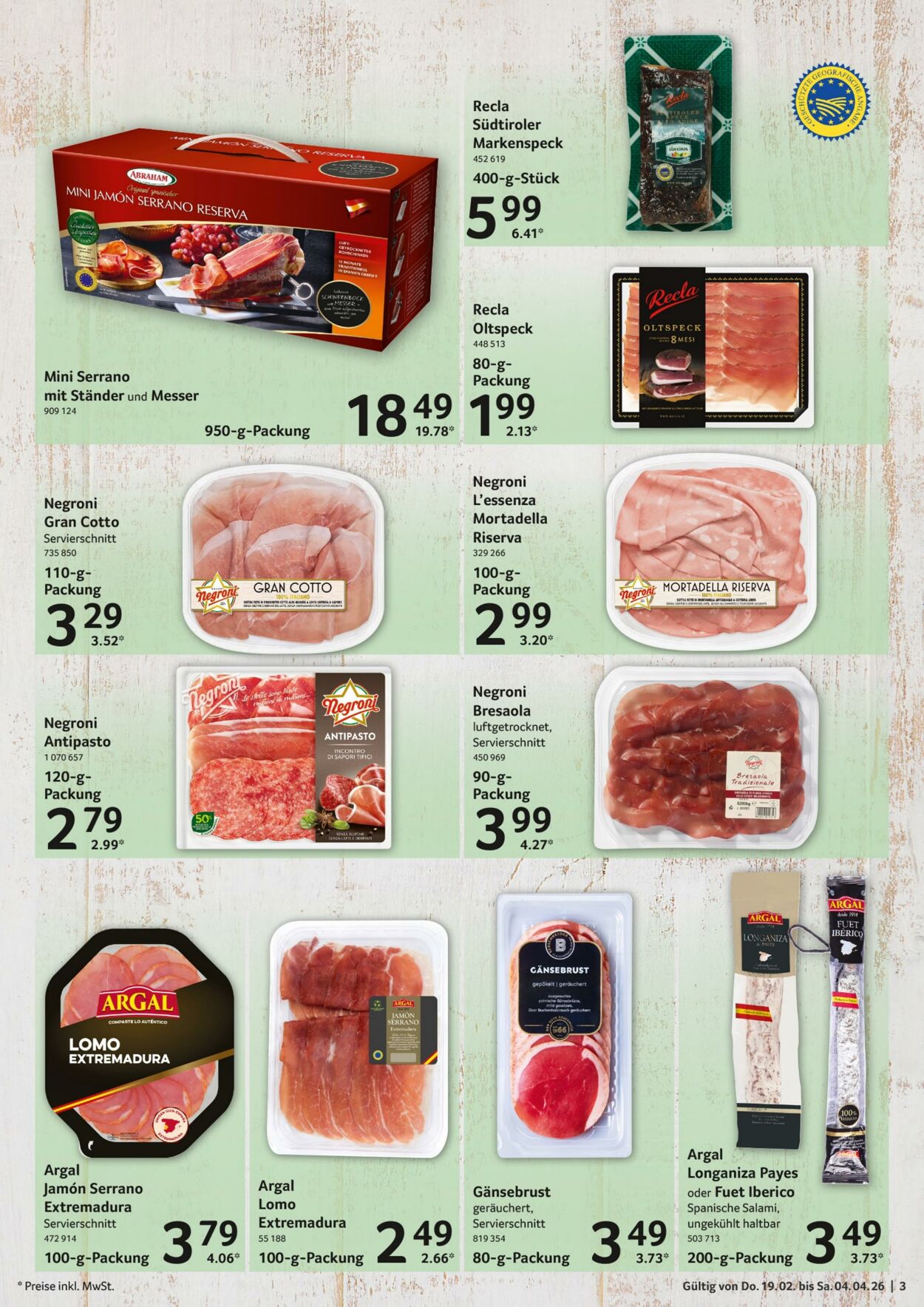 Prospekt Selgros 19.02.2026 - 04.04.2026