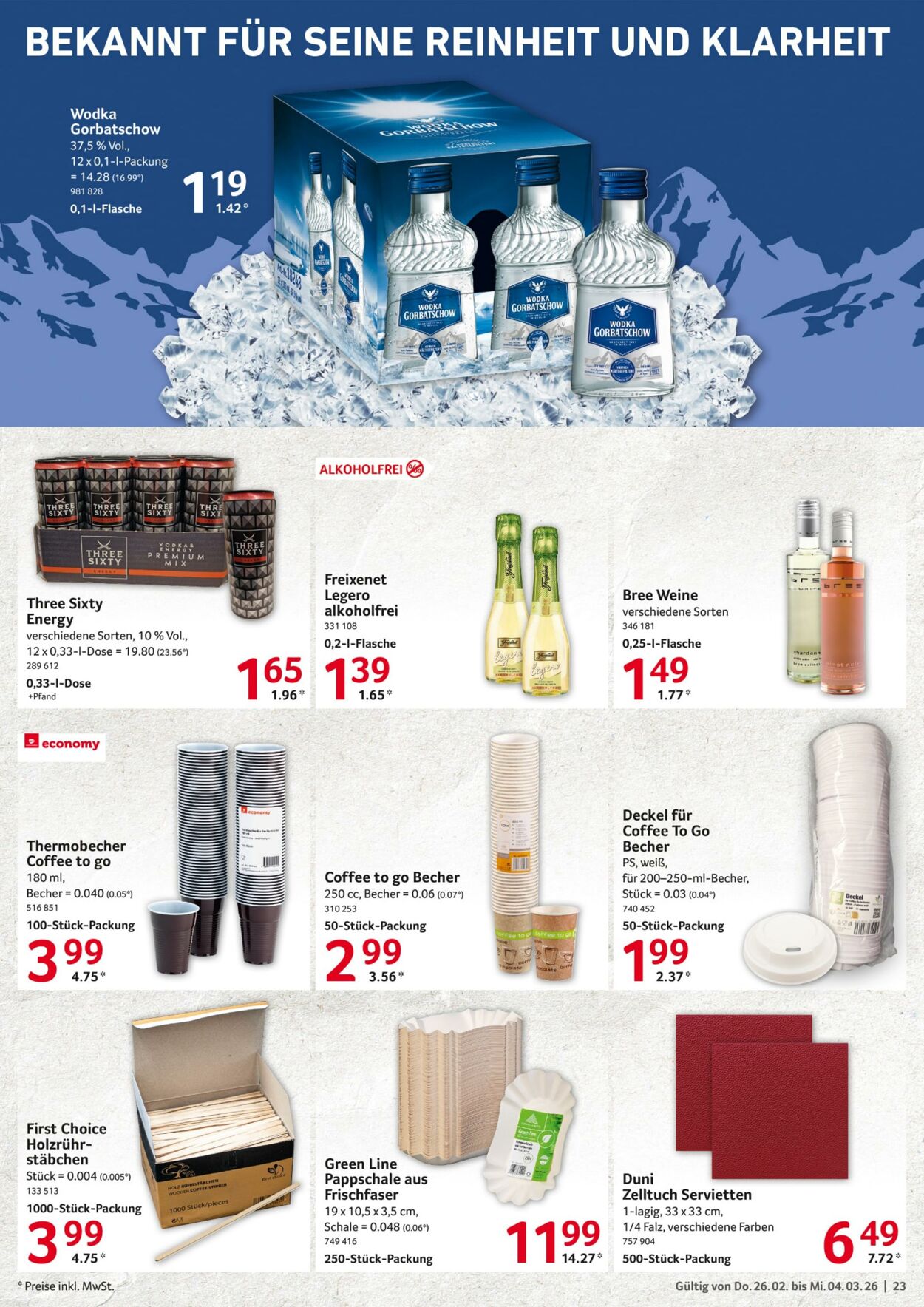 Prospekt Selgros 26.02.2026 - 04.03.2026