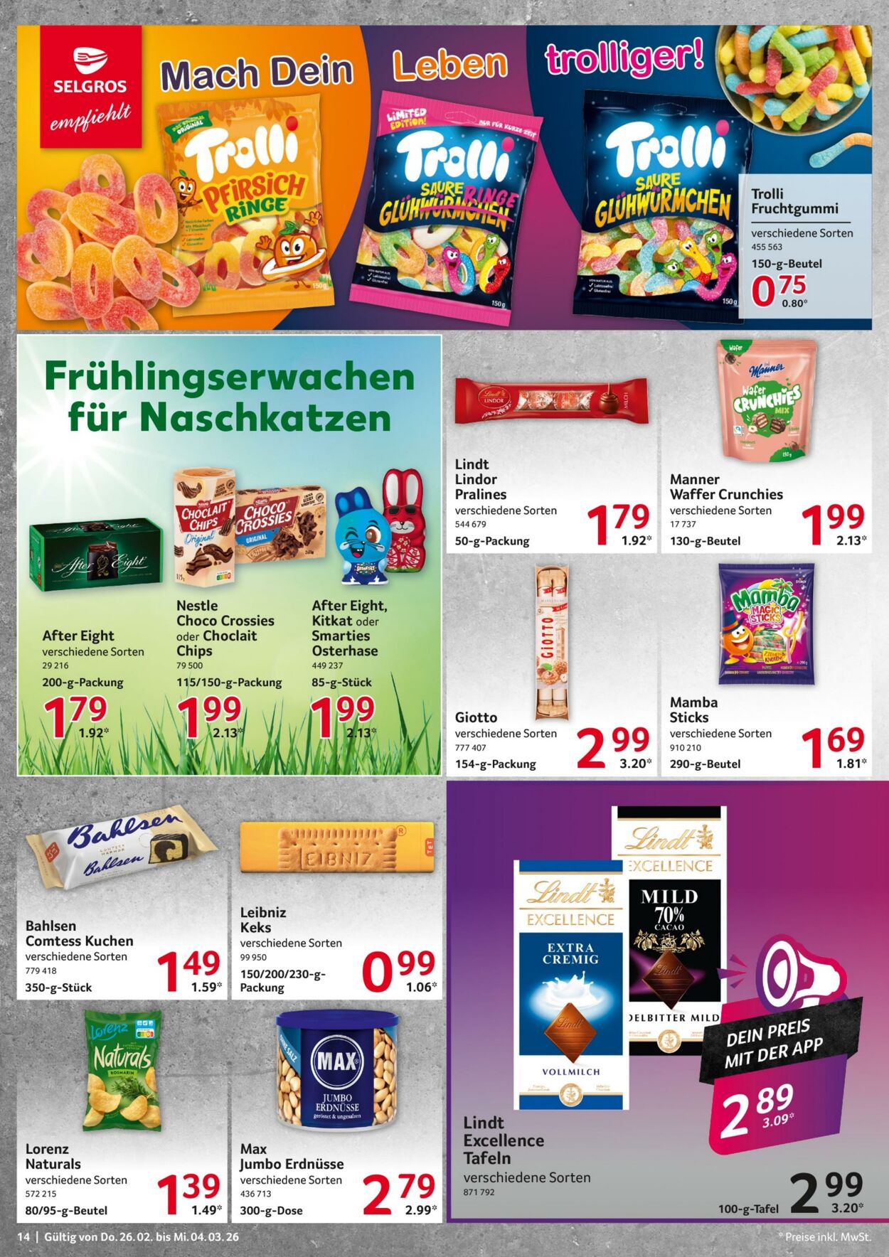 Prospekt Selgros 26.02.2026 - 04.03.2026