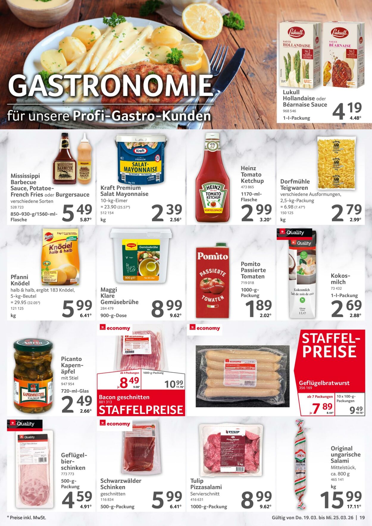 Prospekt Selgros 19.03.2026 - 25.03.2026