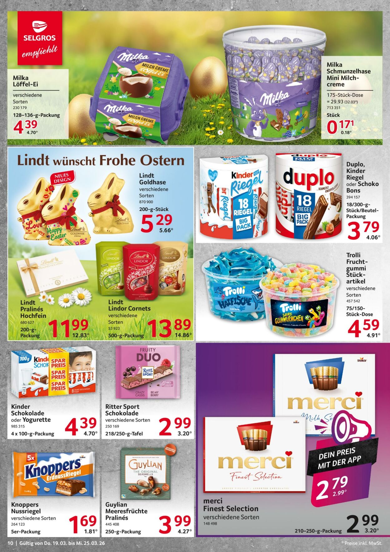 Prospekt Selgros 19.03.2026 - 25.03.2026