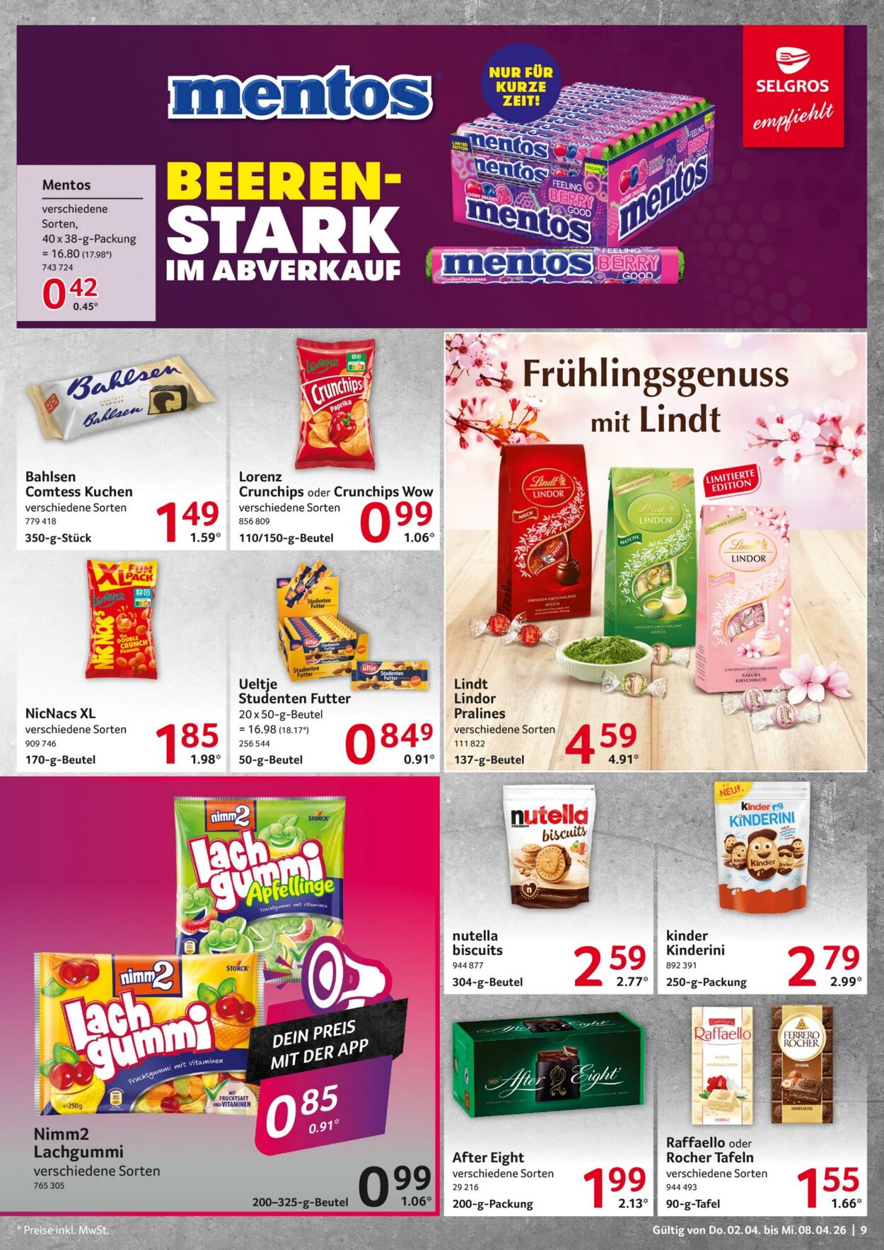 Prospekt Selgros 02.04.2026 - 08.04.2026