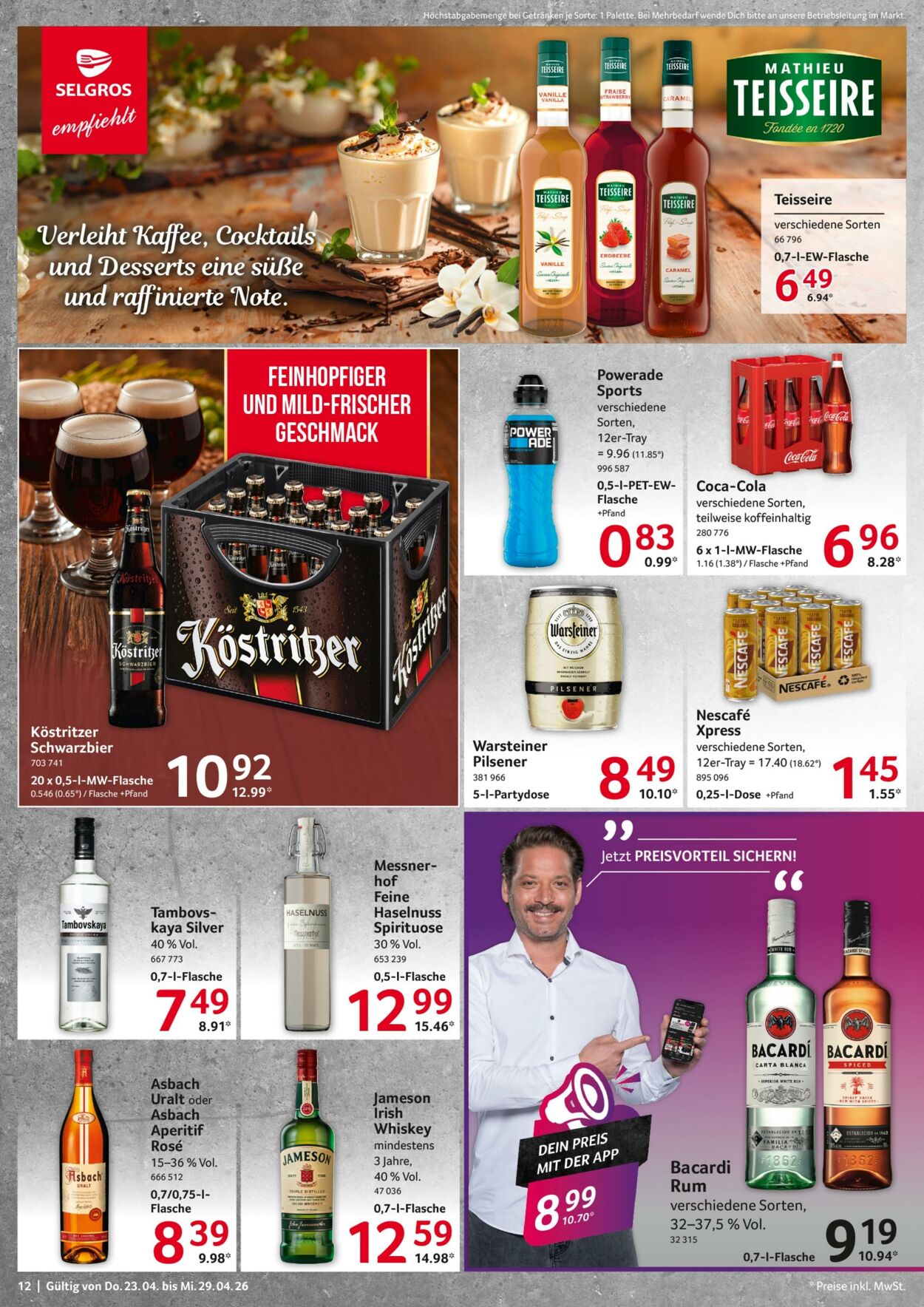 Prospekt Selgros 23.04.2026 - 29.04.2026