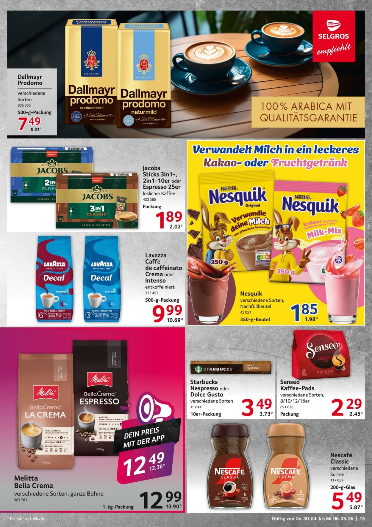 Prospekt Selgros 30.04.2026 - 06.05.2026