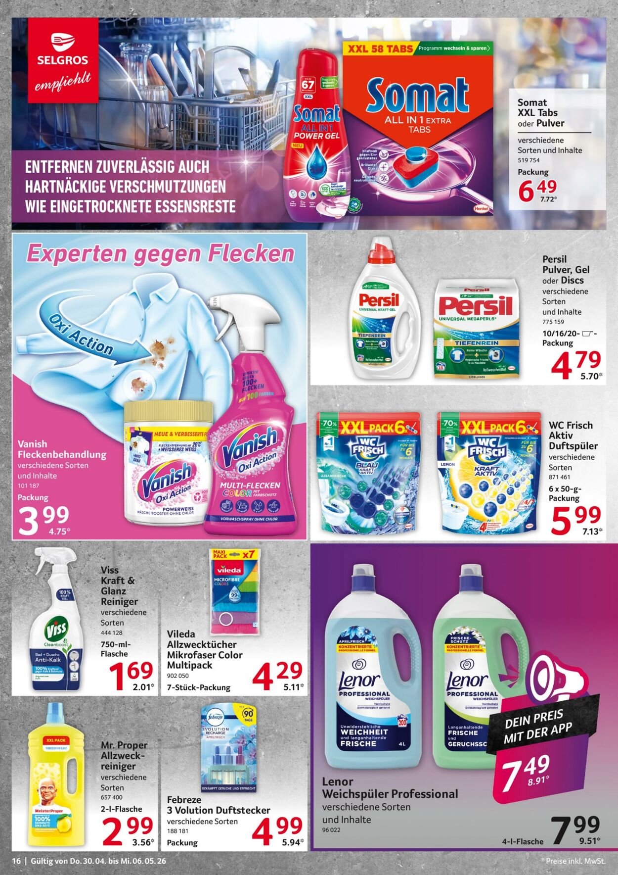 Prospekt Selgros 30.04.2026 - 06.05.2026