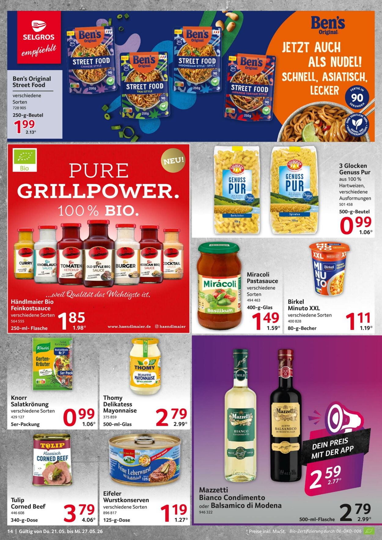 Prospekt Selgros 21.05.2026 - 27.05.2026