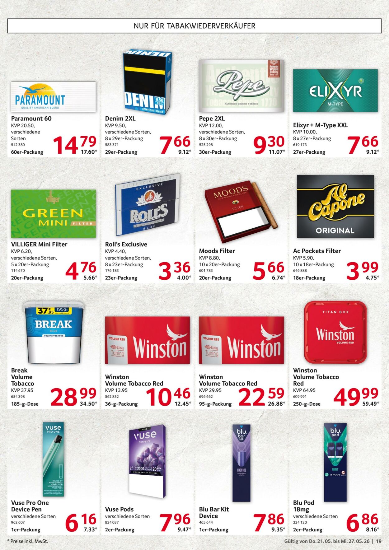 Prospekt Selgros 21.05.2026 - 27.05.2026