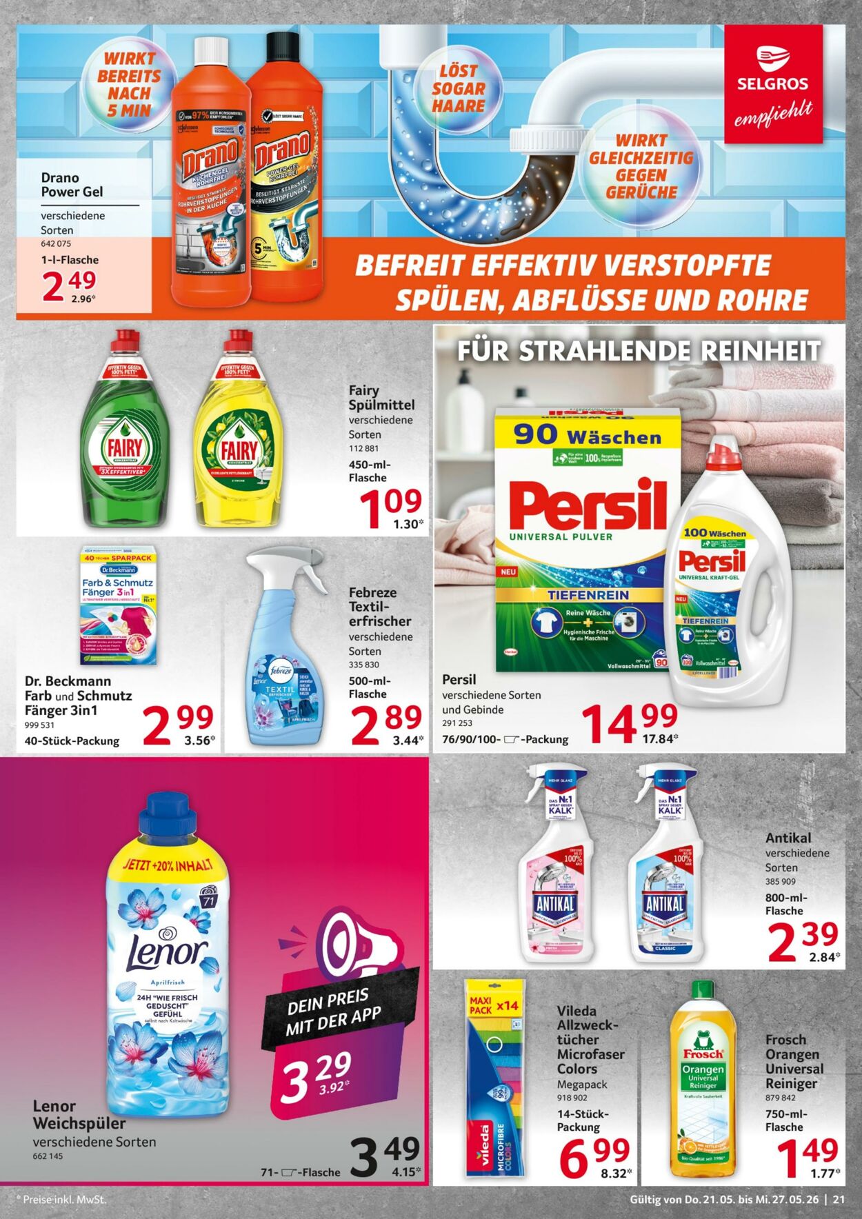 Prospekt Selgros 21.05.2026 - 27.05.2026