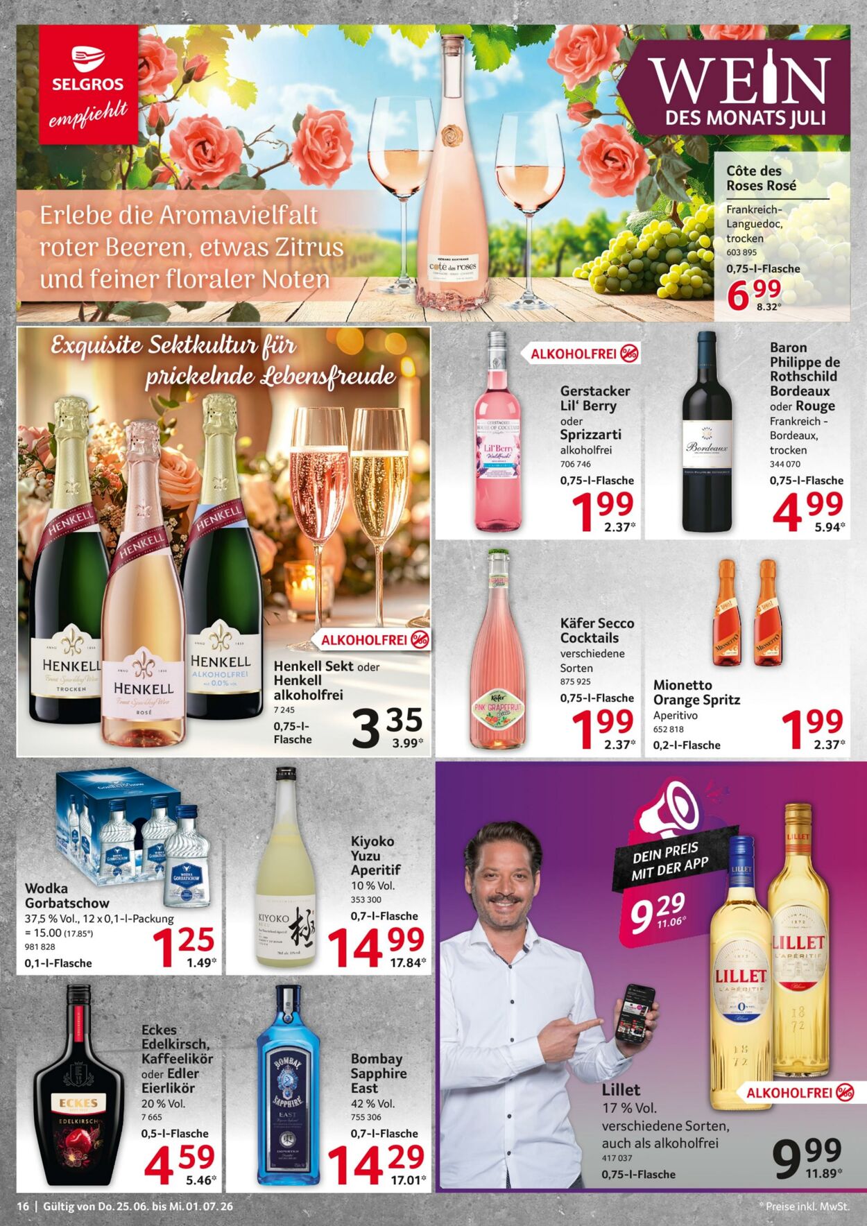Prospekt Selgros 25.06.2026 - 01.07.2026