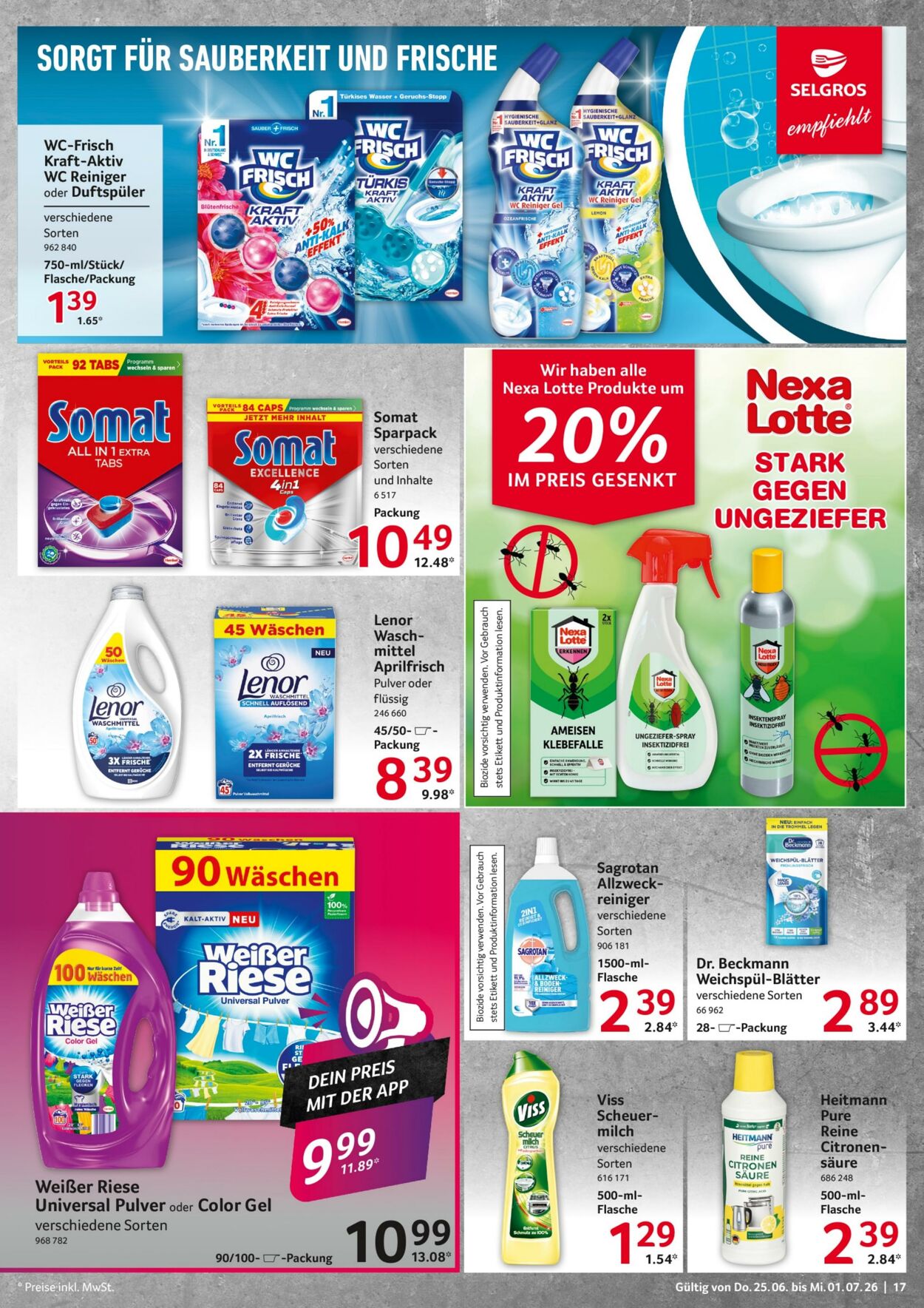 Prospekt Selgros 25.06.2026 - 01.07.2026