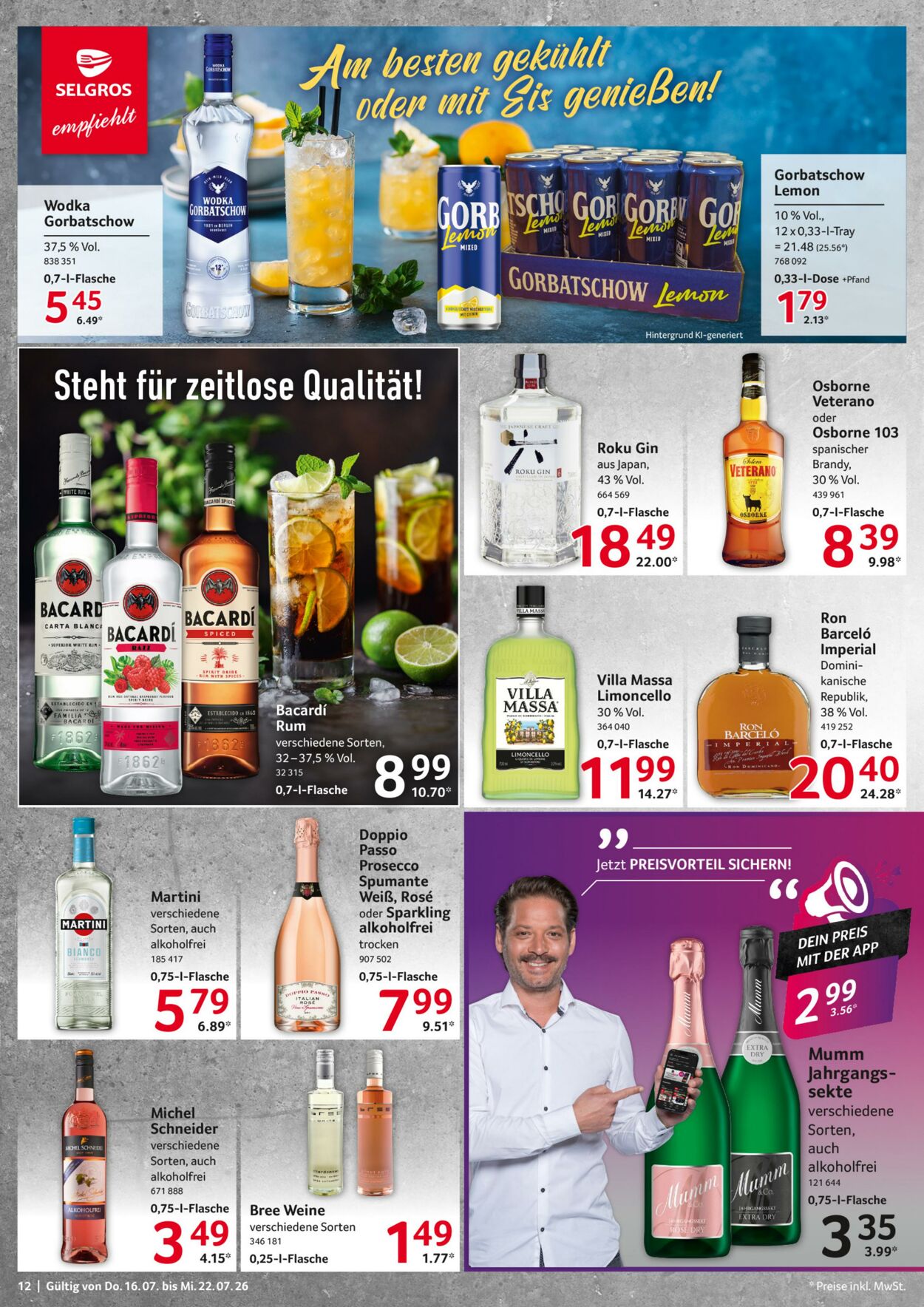 Prospekt Selgros 16.07.2026 - 22.07.2026