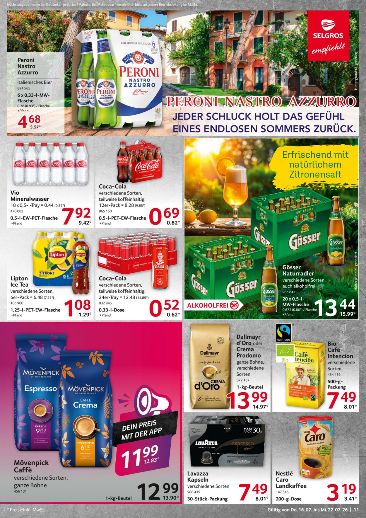 Prospekt Selgros 16.07.2026 - 22.07.2026