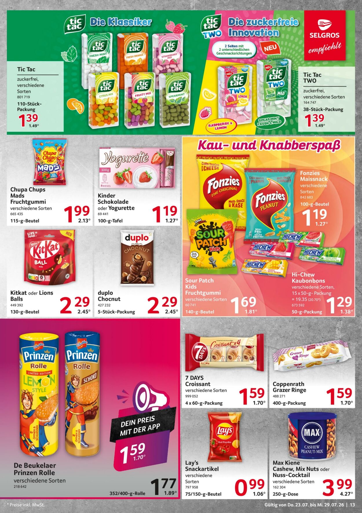 Prospekt Selgros 23.07.2026 - 29.07.2026