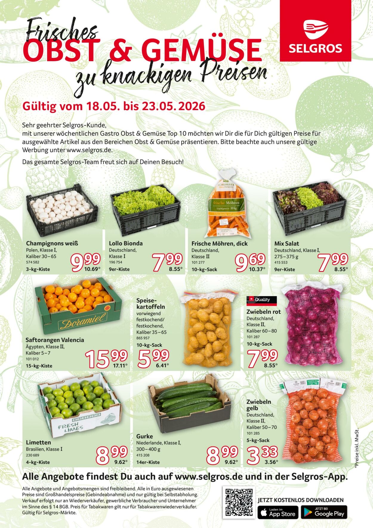 Prospekt Selgros 18.05.2026 - 23.05.2026