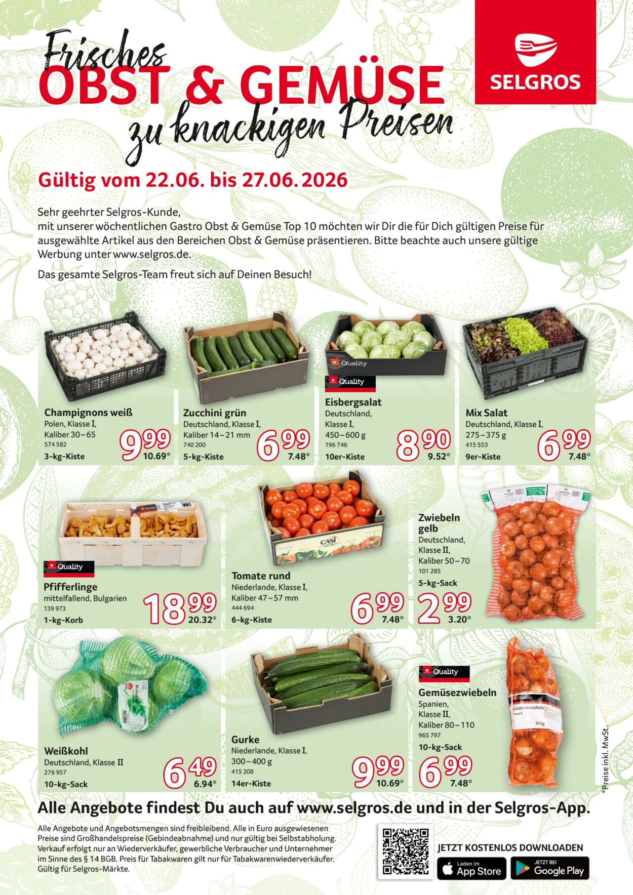 Prospekt Selgros 22.06.2026 - 27.06.2026