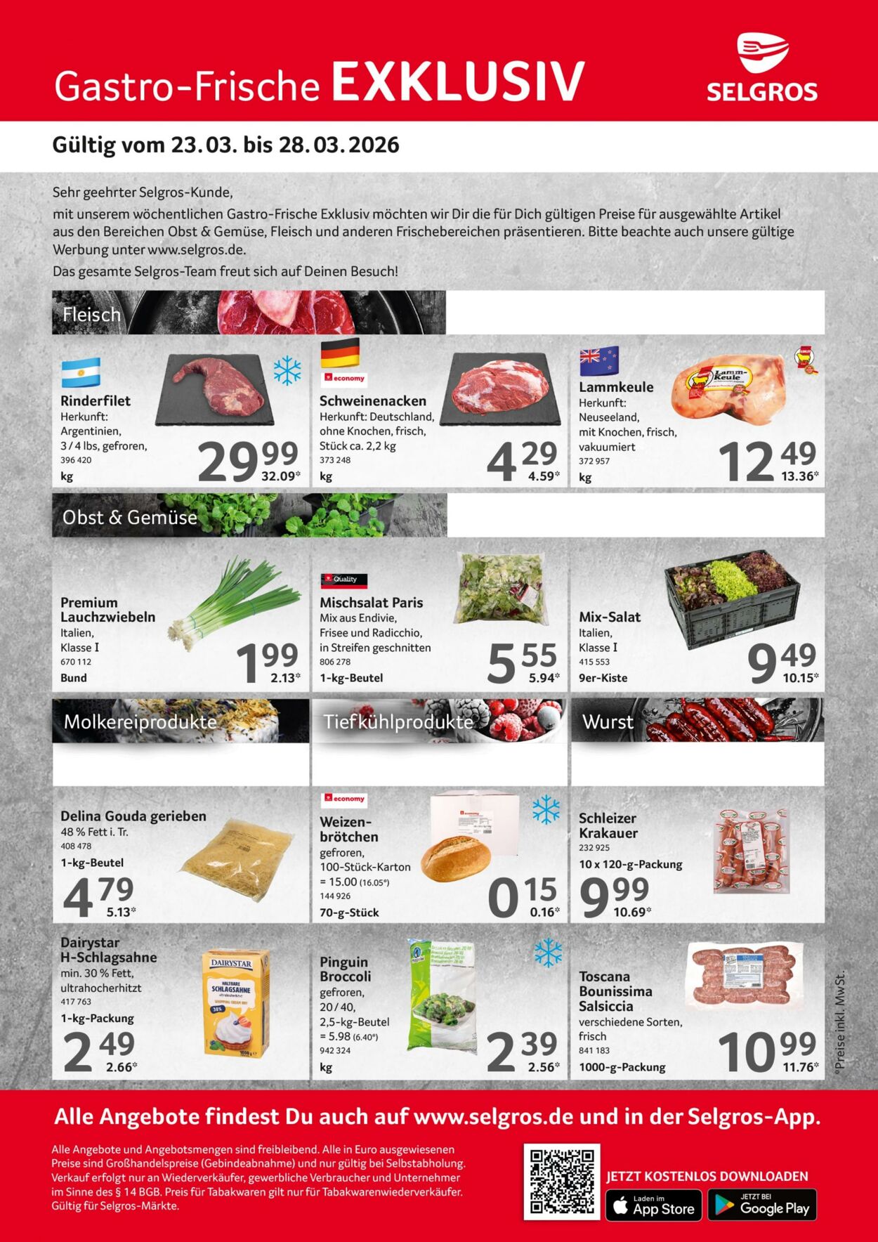 Prospekt Selgros 23.03.2026 - 28.03.2026