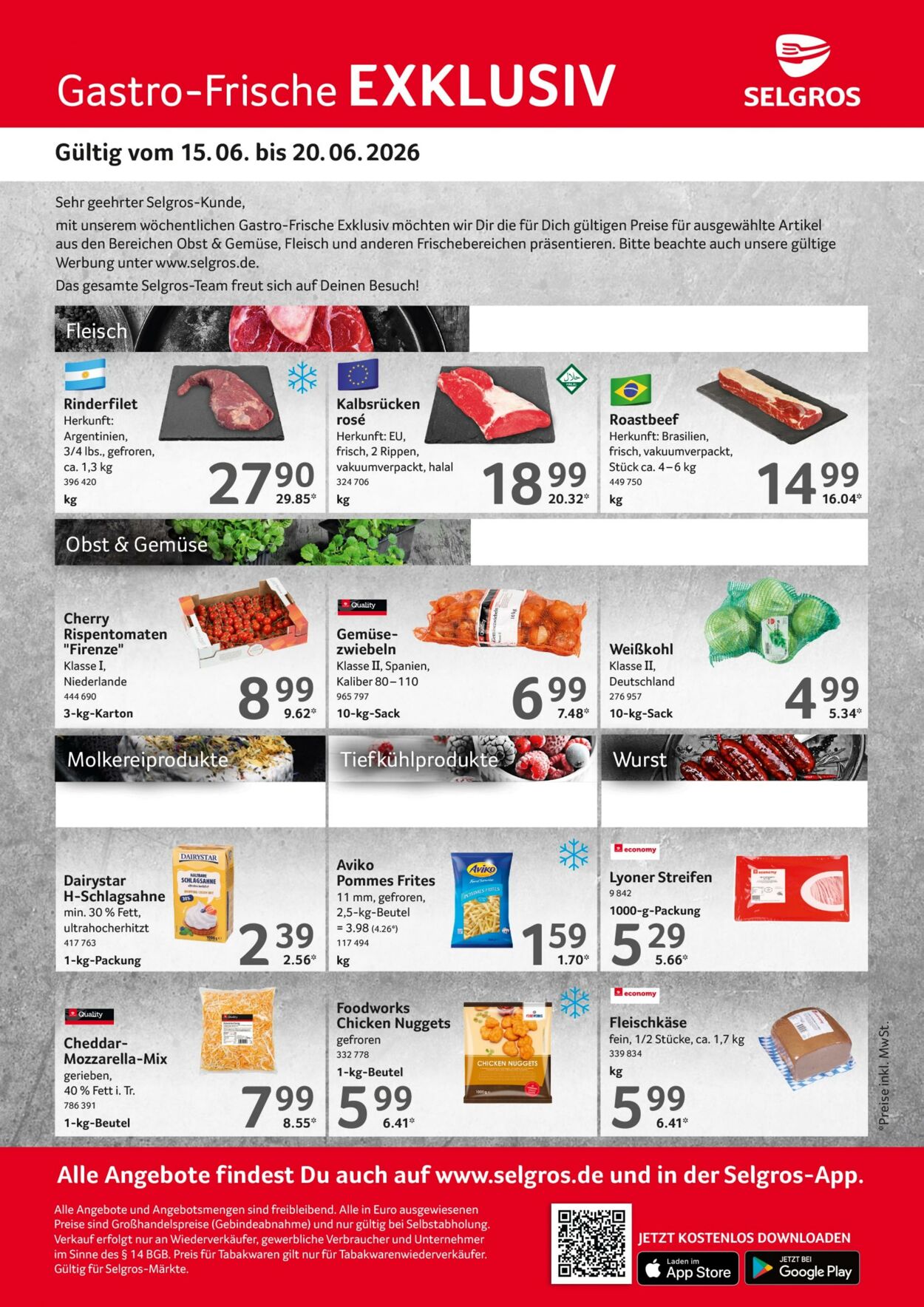 Prospekt Selgros 15.06.2026 - 20.06.2026