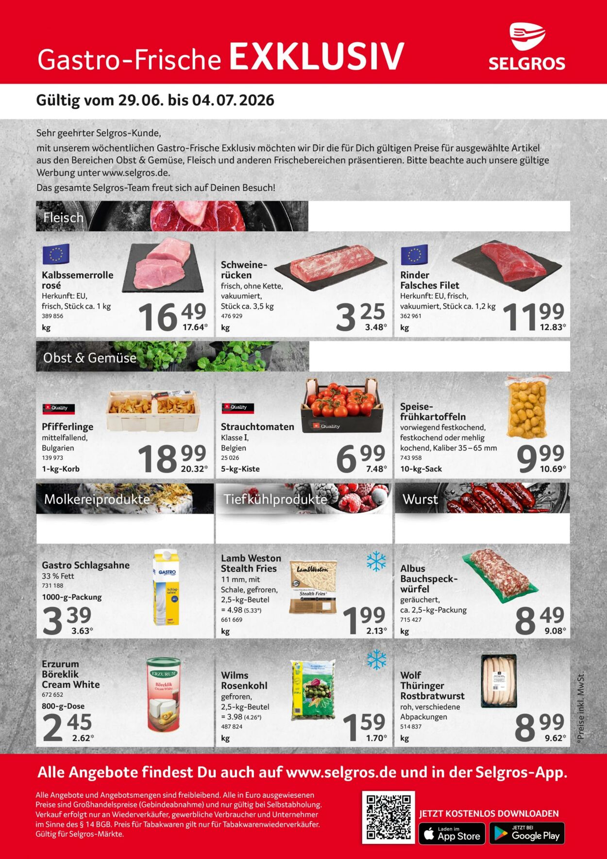 Prospekt Selgros 29.06.2026 - 04.07.2026