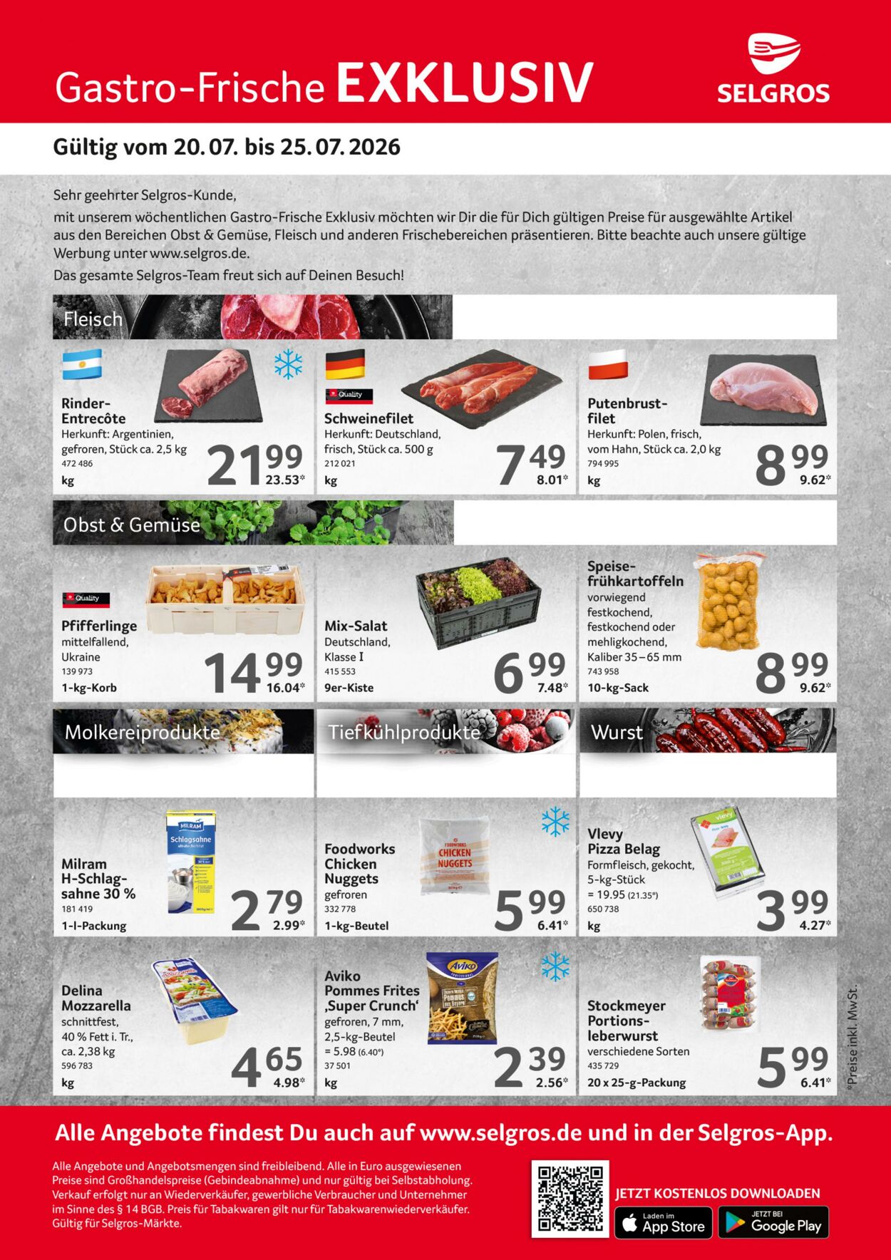 Prospekt Selgros 20.07.2026 - 25.07.2026