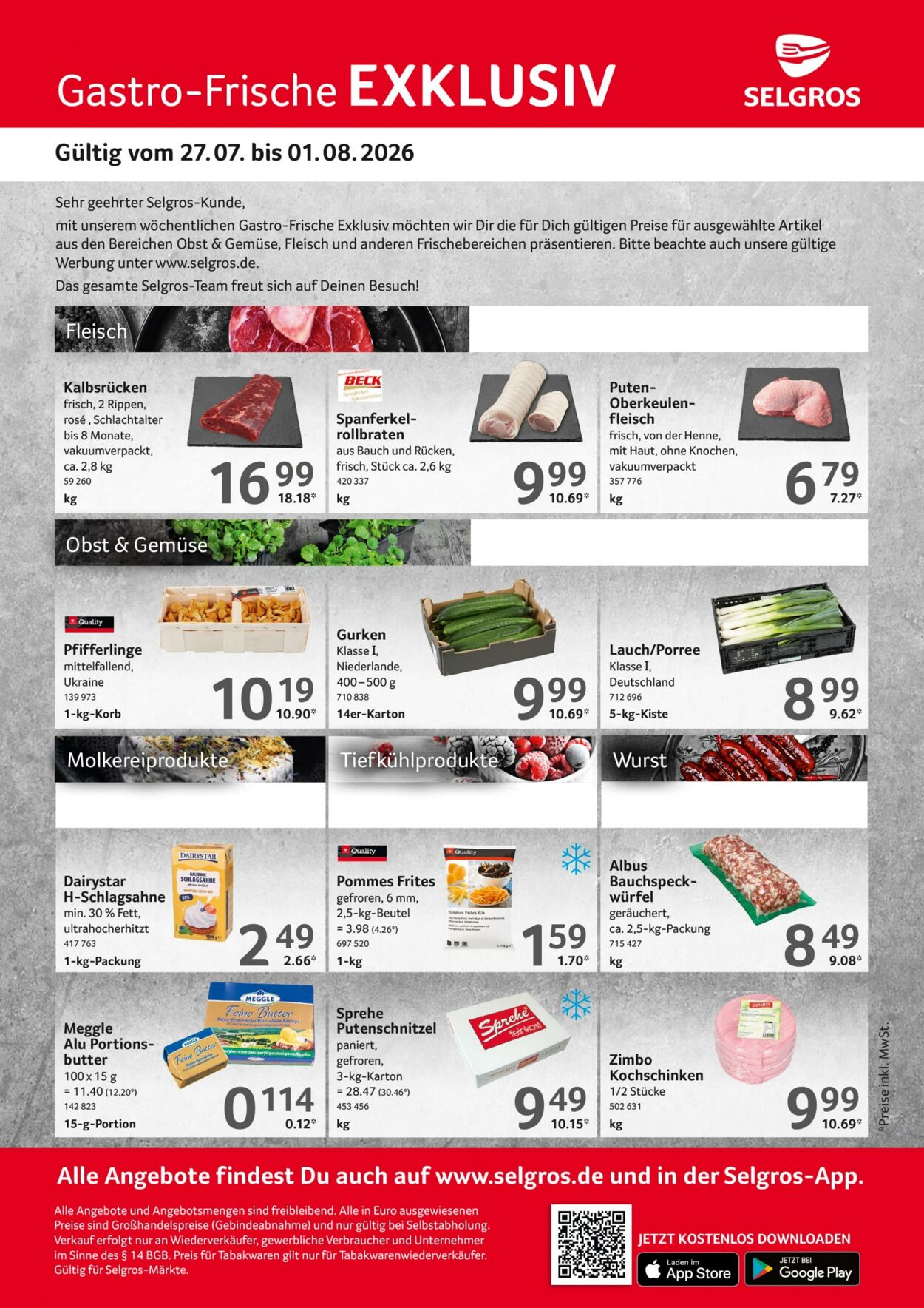 Prospekt Selgros 27.07.2026 - 01.08.2026