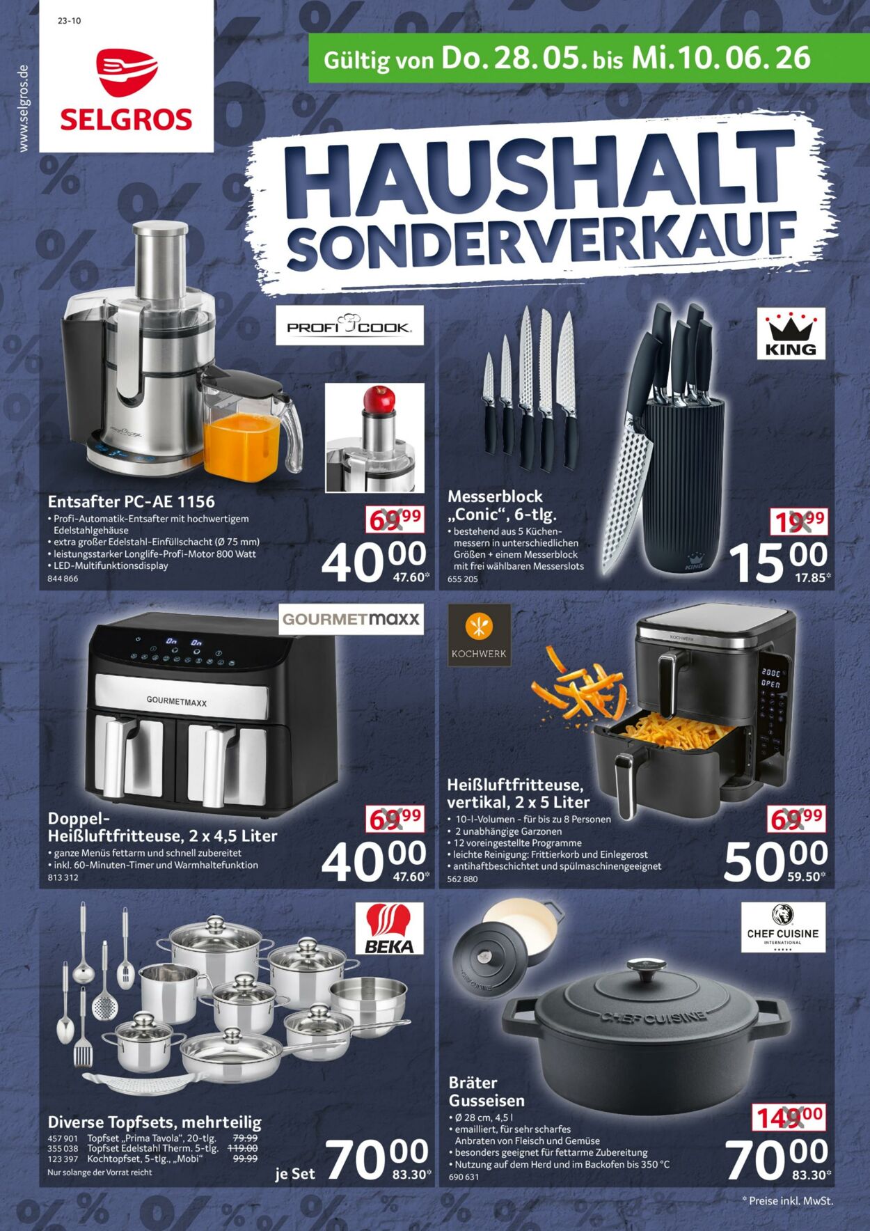 Selgros Wöchentliche Prospekte