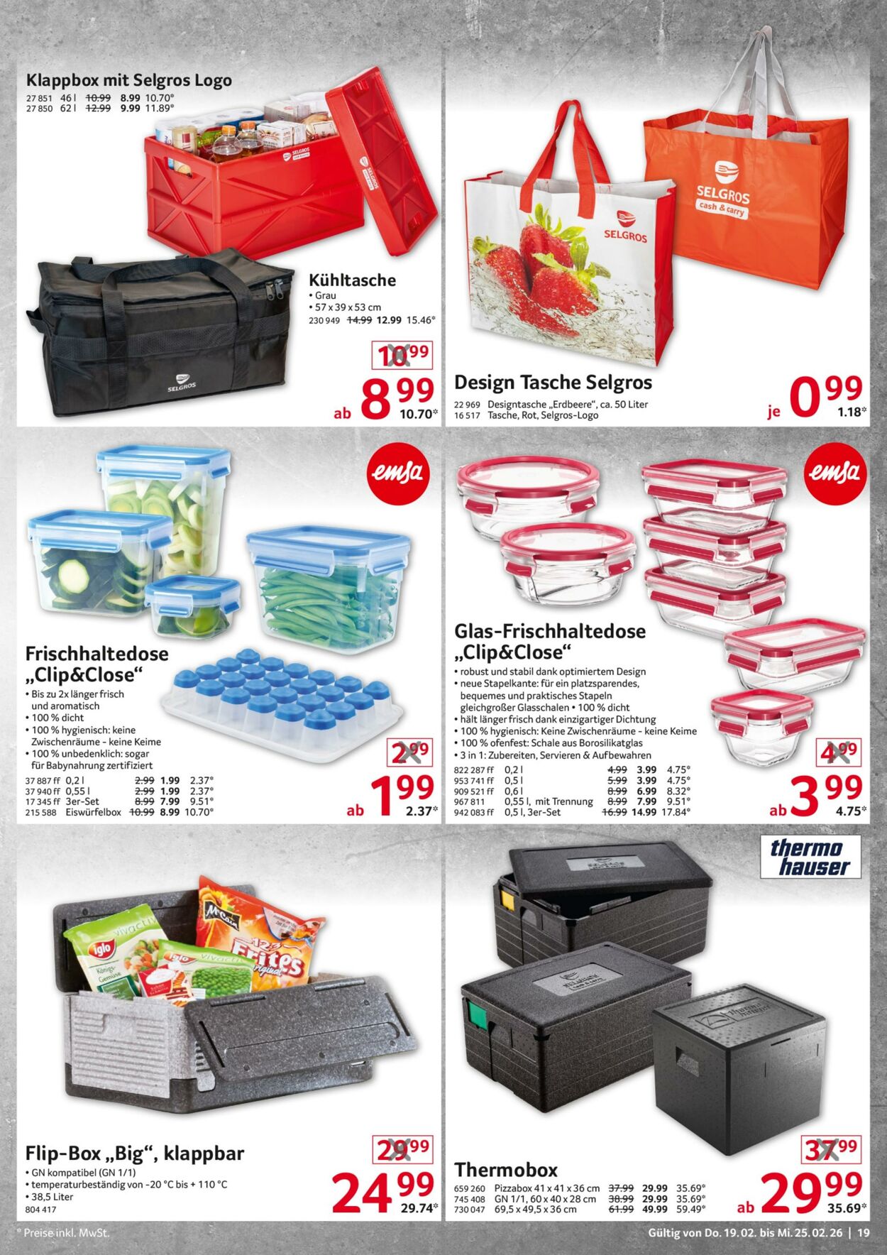 Prospekt Selgros 19.02.2026 - 25.02.2026