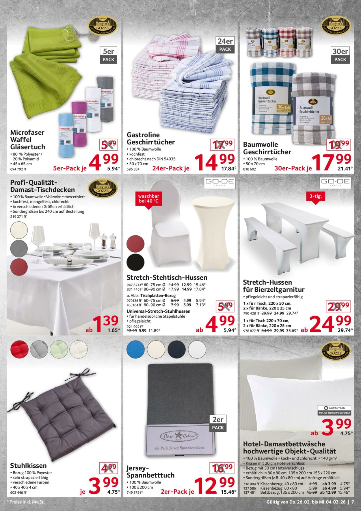 Prospekt Selgros 26.02.2026 - 04.03.2026