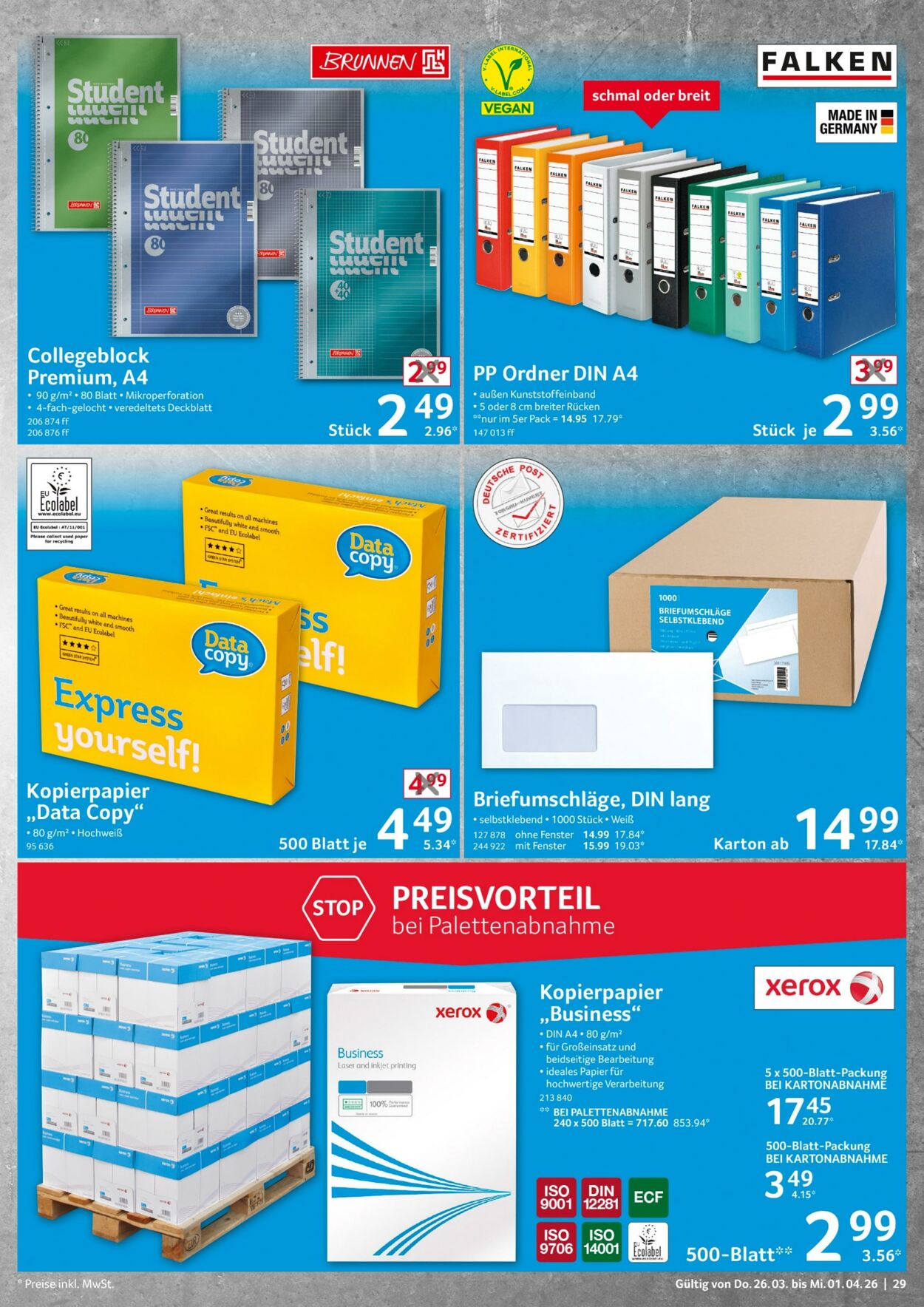 Prospekt Selgros 26.03.2026 - 01.04.2026
