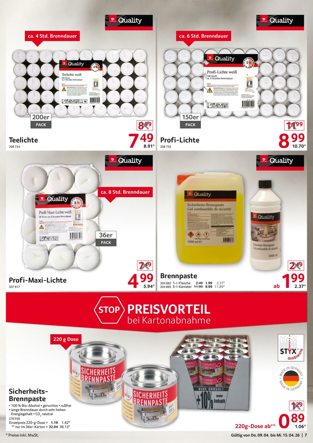 Prospekt Selgros 09.04.2026 - 15.04.2026